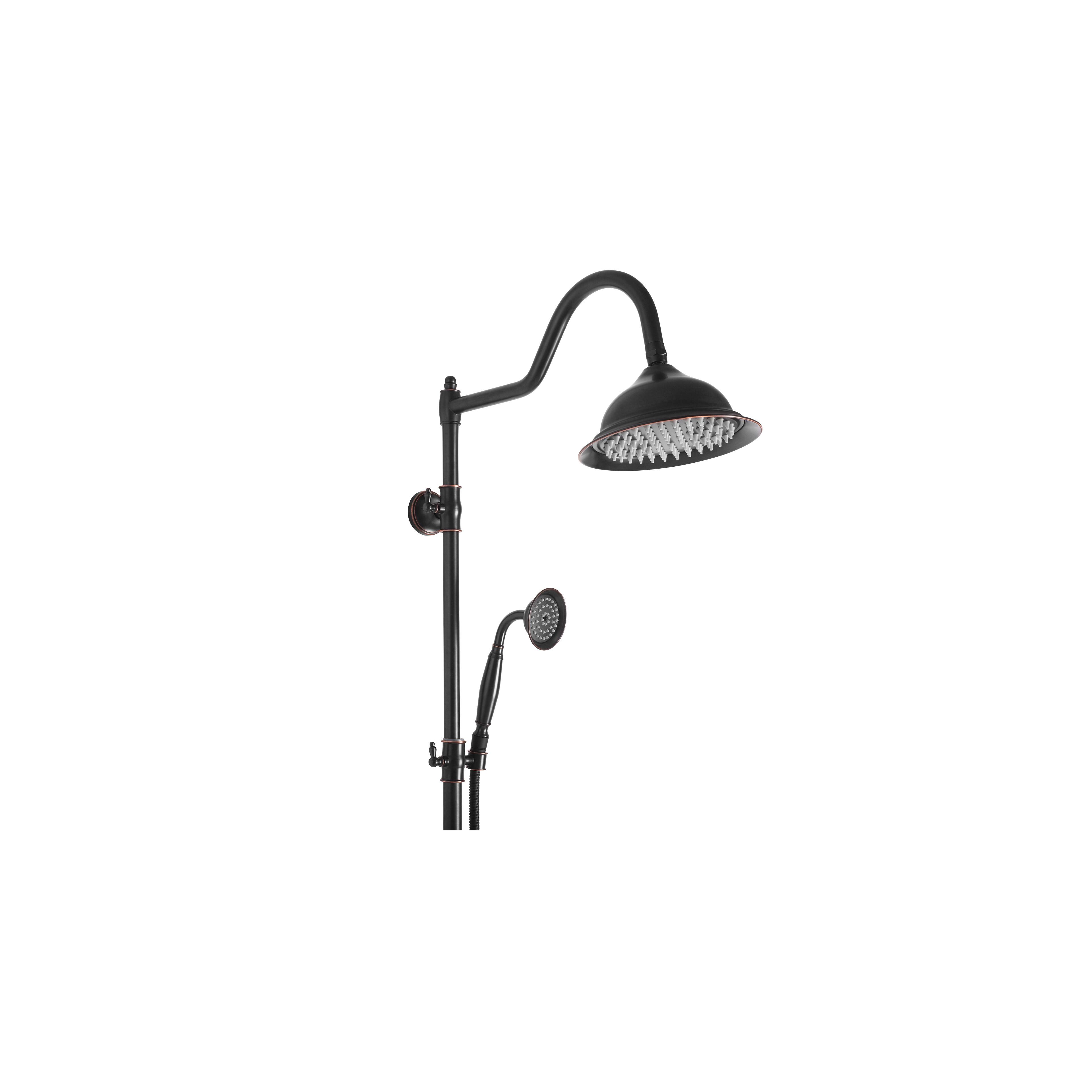 Kit de douche REA BERGAMO OLD BLACK