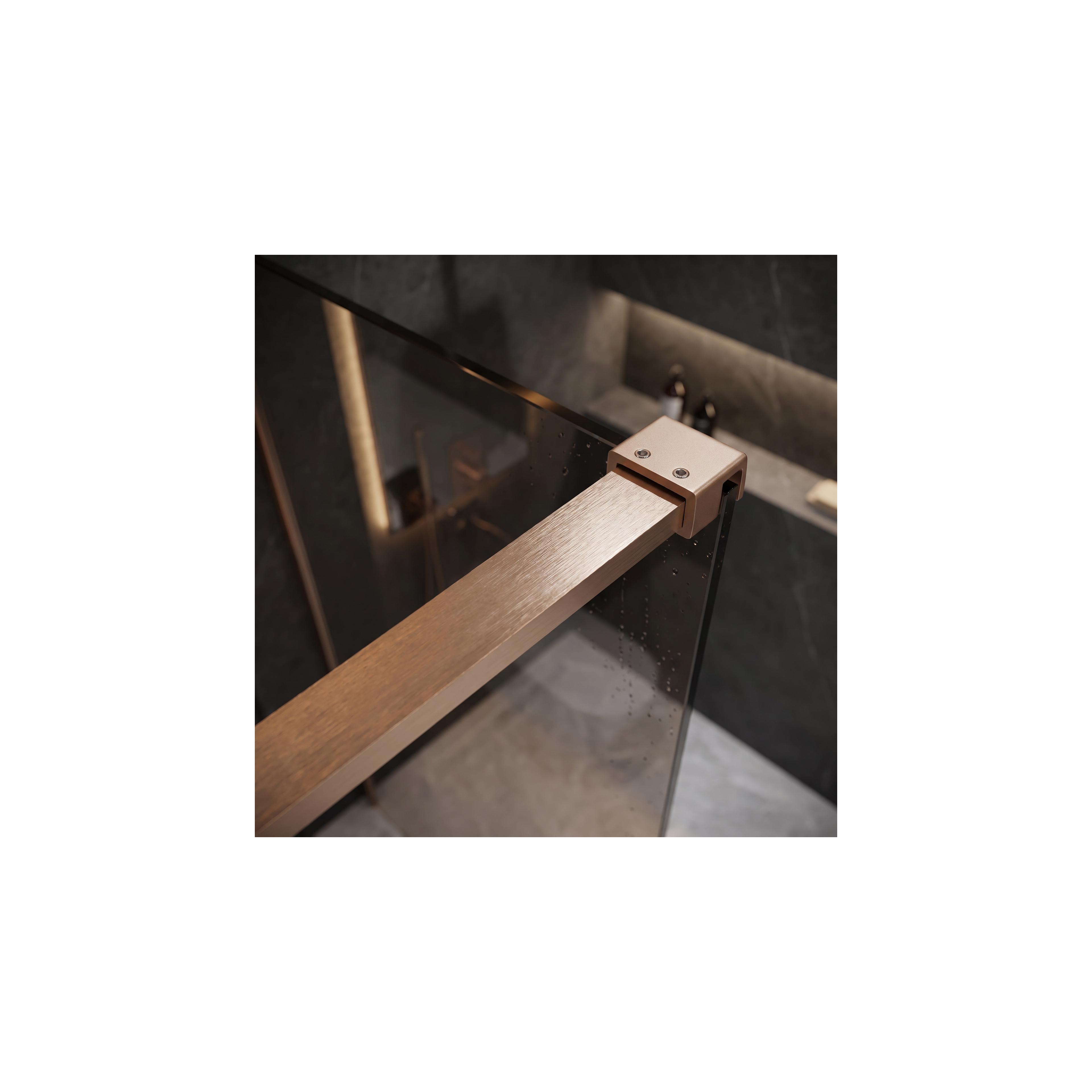 Vzpěra pro sprchovou zástěnu 150 cm Rea Brush Copper