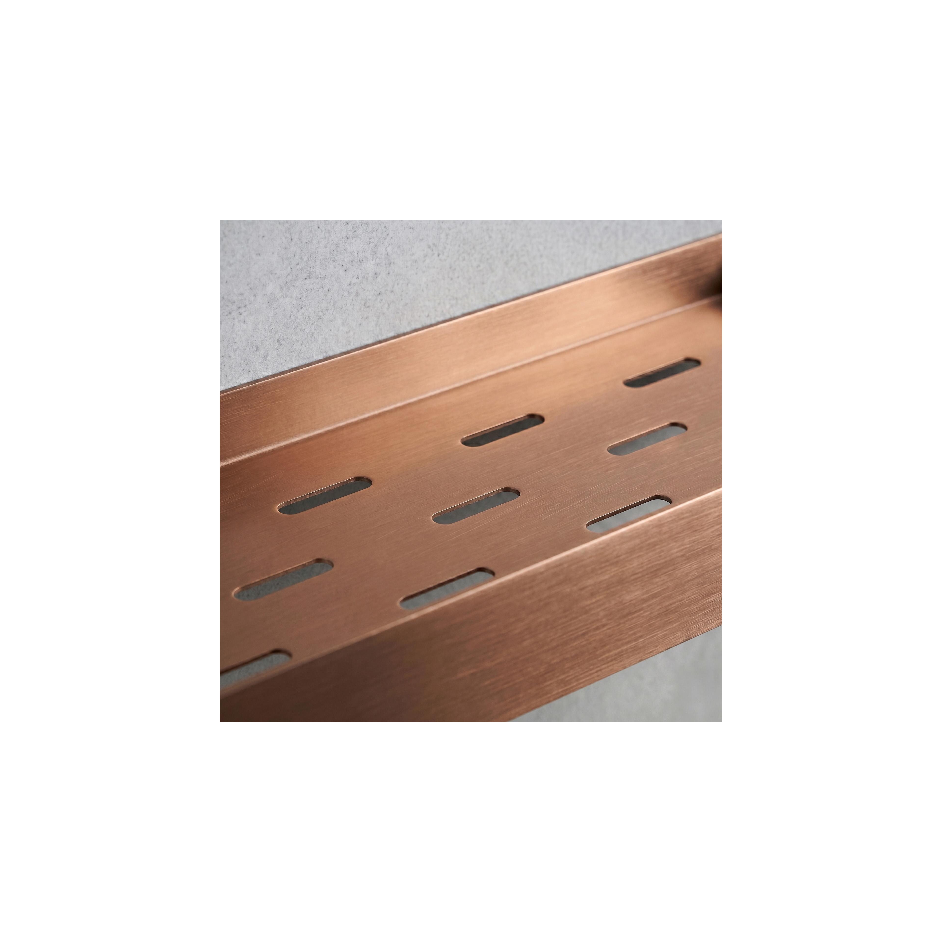 Vonios kambario lentyna SF03 45cm copper brush