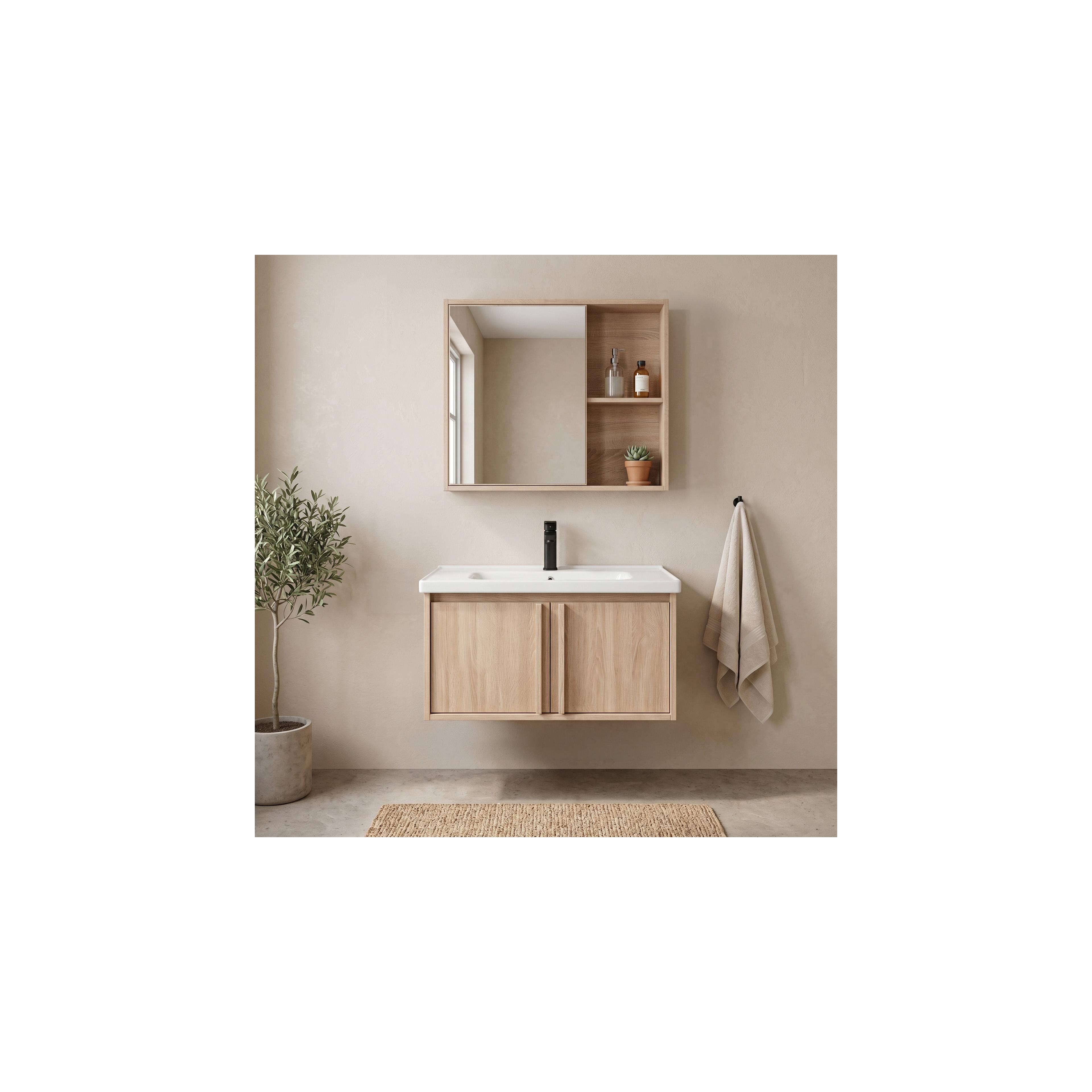 Badkamermeubelset met wastafel Gama T25023 BXM 70CM