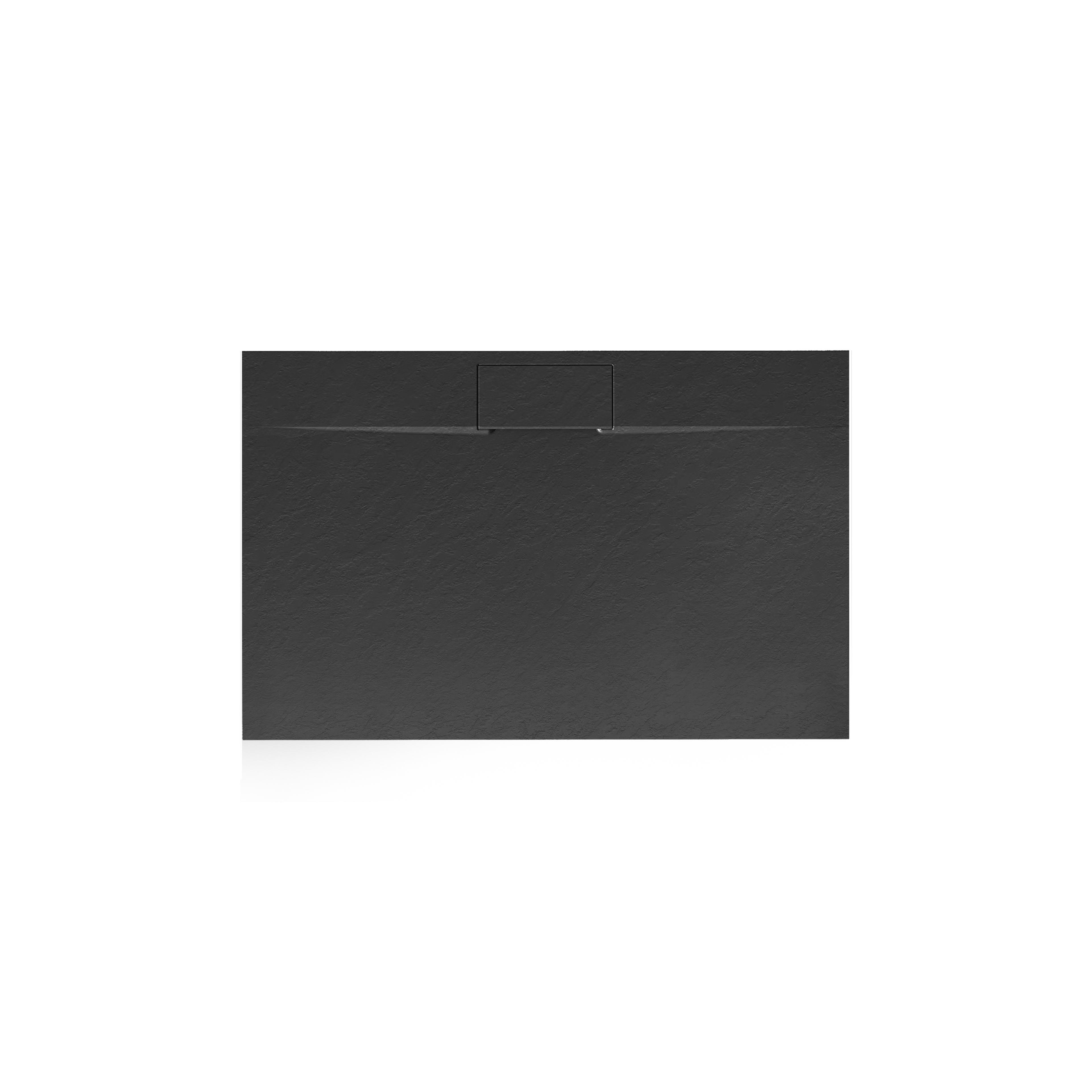 Душевой поддон Rea Bazalt long Black 90x120