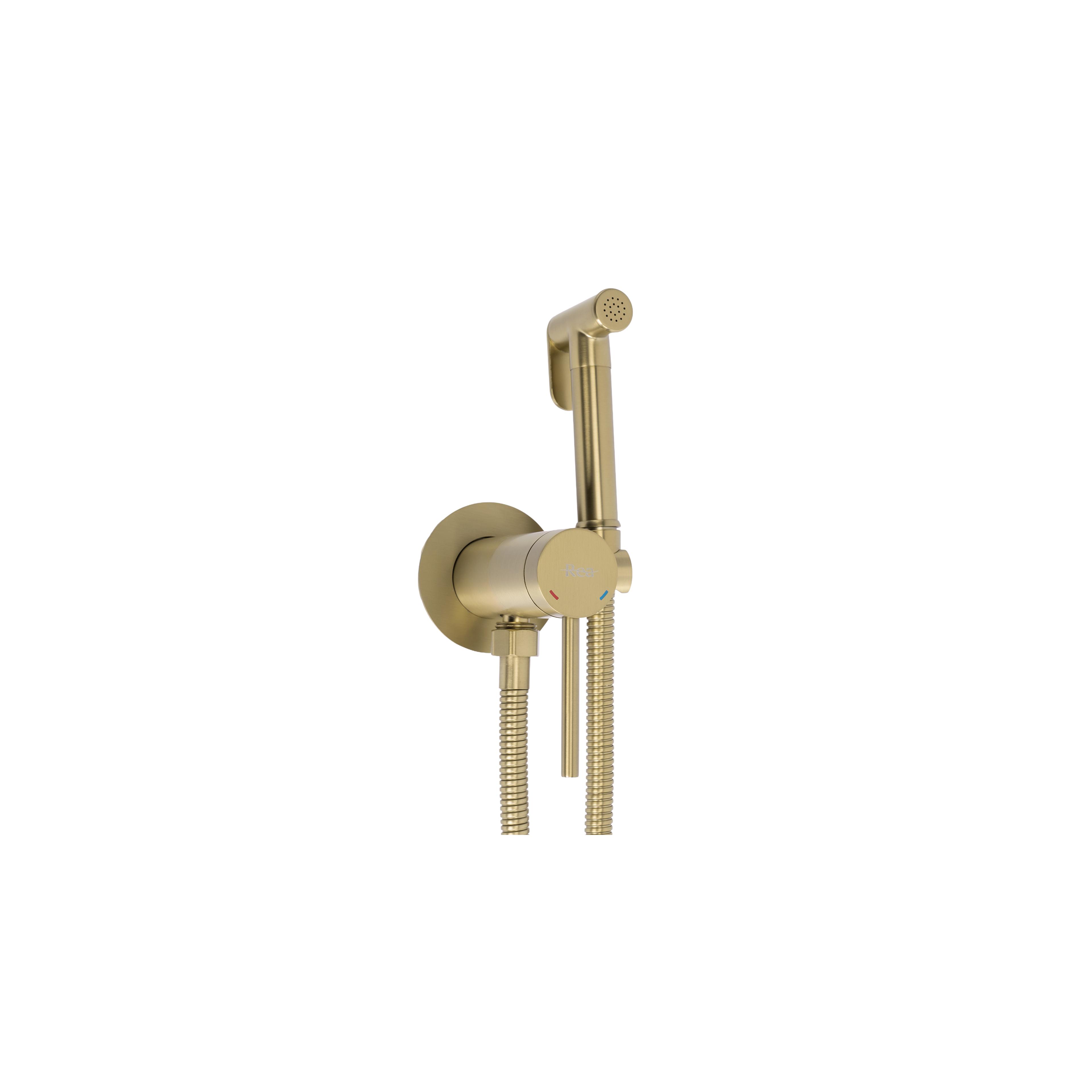 ROBINET DE BIDET ENCASTRÉ REA Foss Clif Brush Gold