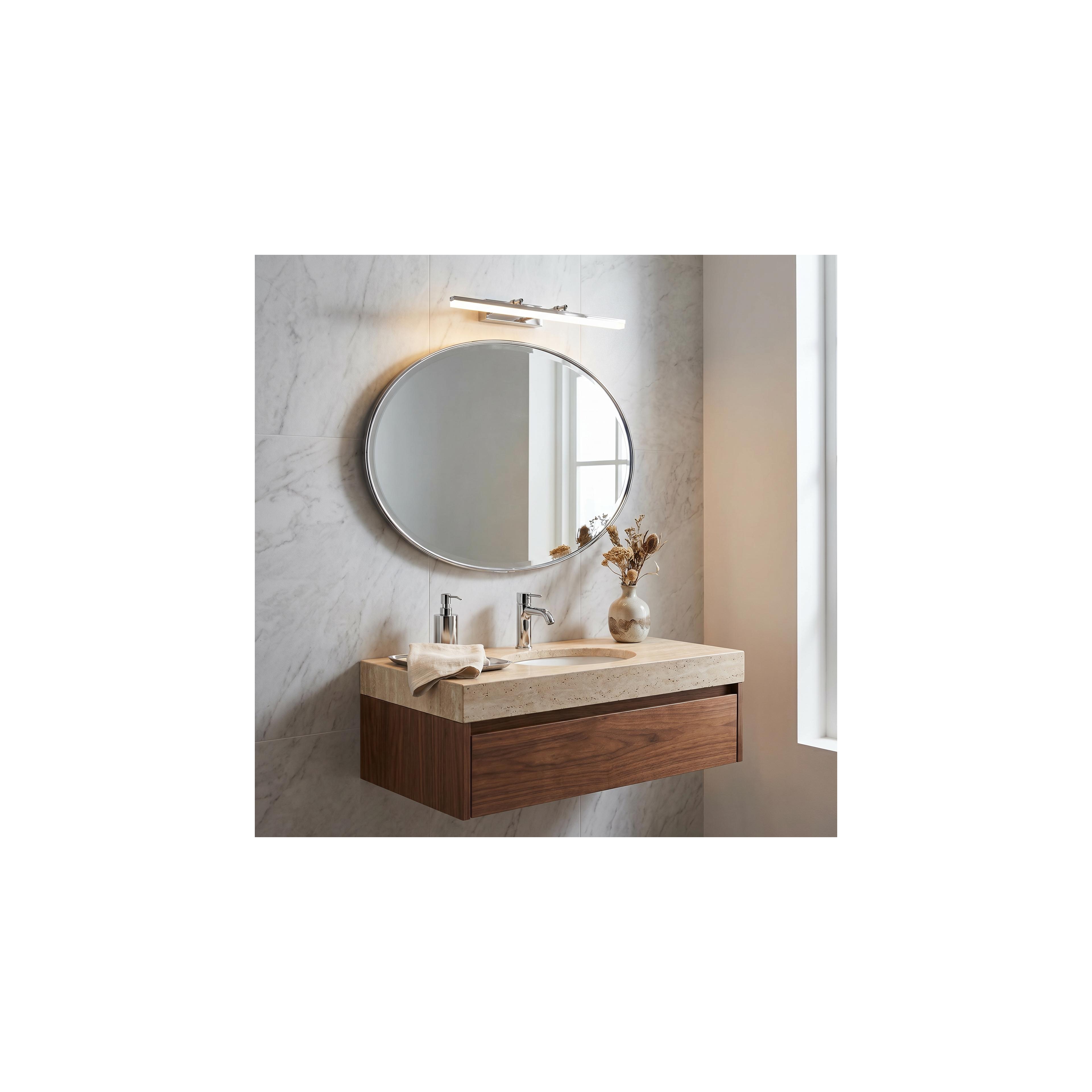 Badkamer LED-wandlamp APP1870-1W 60cm CHROME