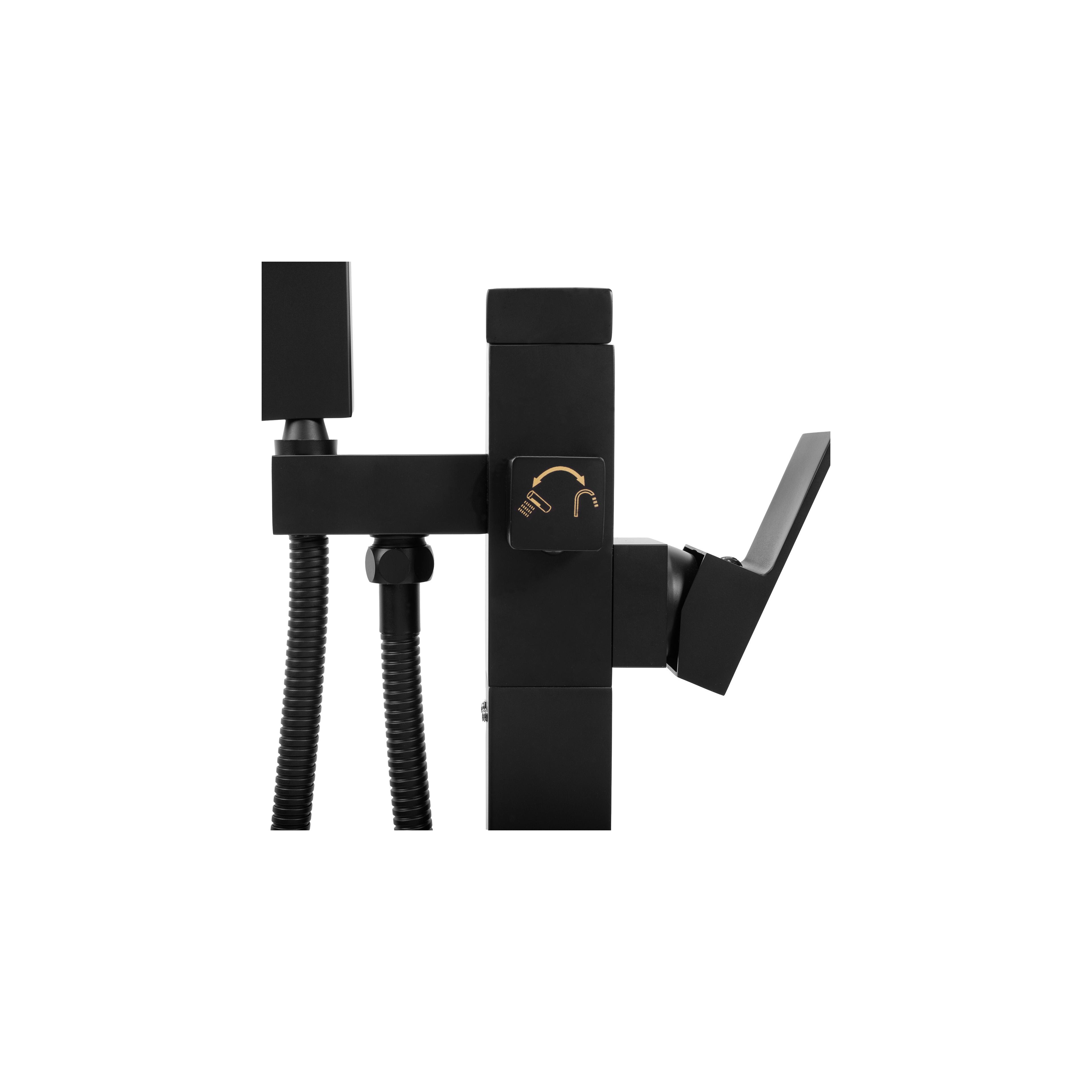 Frei stehende Armatur Rea TERY Black