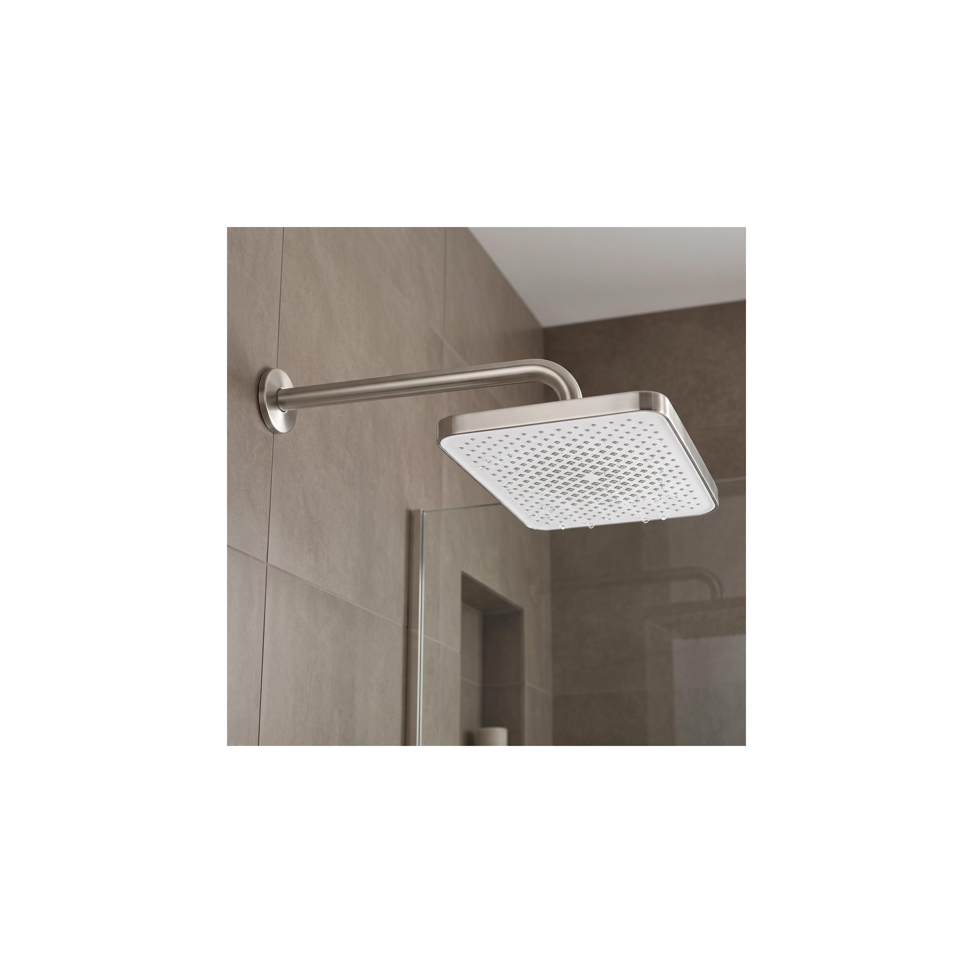 Pravokutna tuš ruža REA JS-032 Brushed Nickel