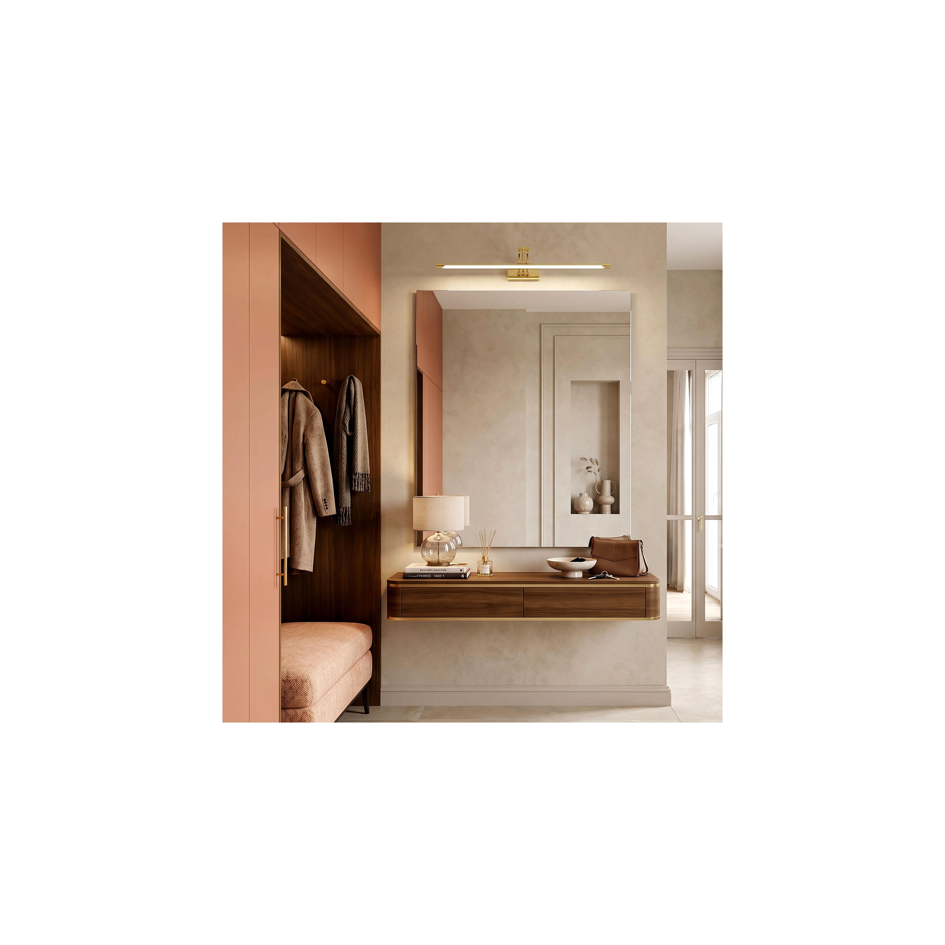 Bad LED-Wandleuchte SWE020-1W 60cm Gold