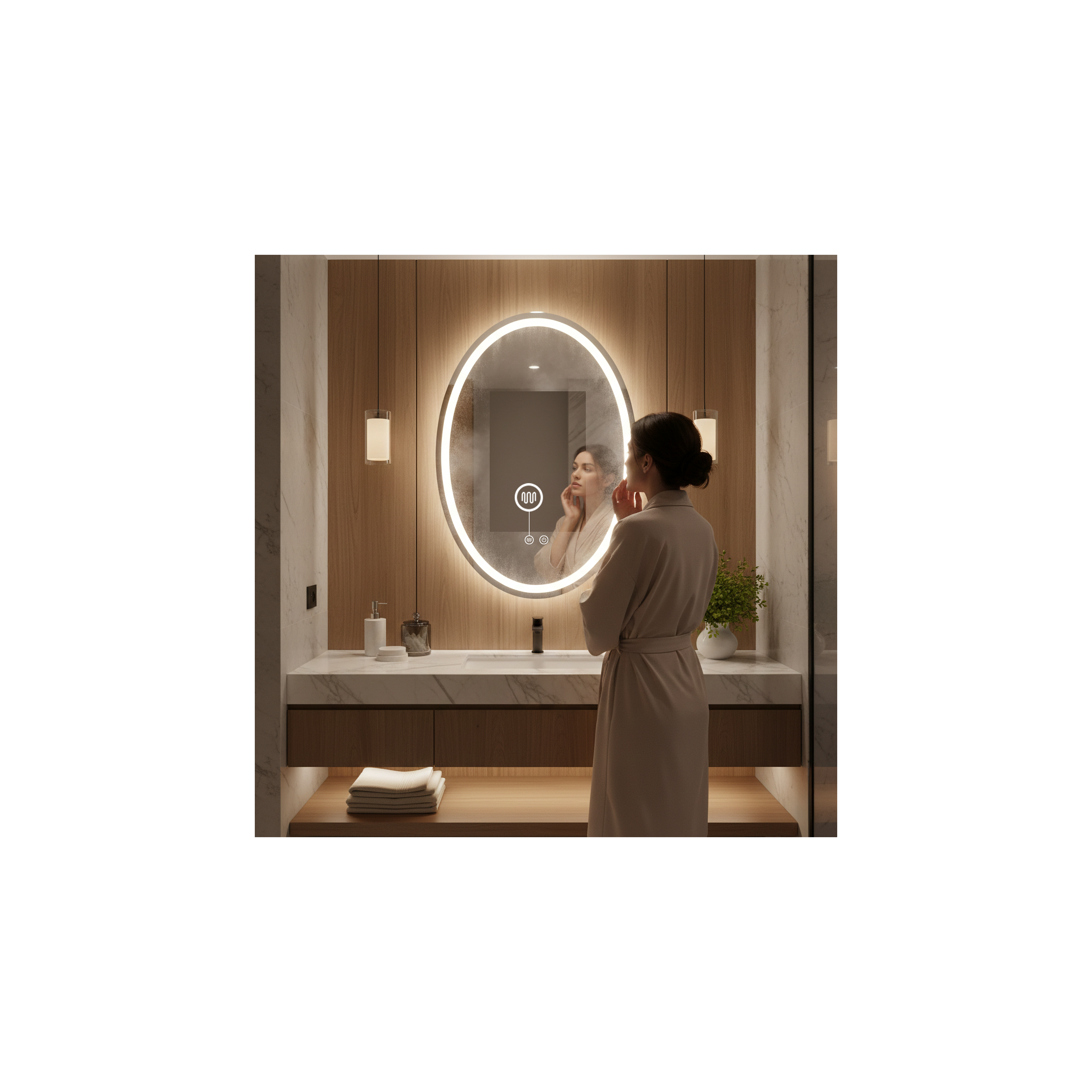 Miroir LED Marco 60x80  cm