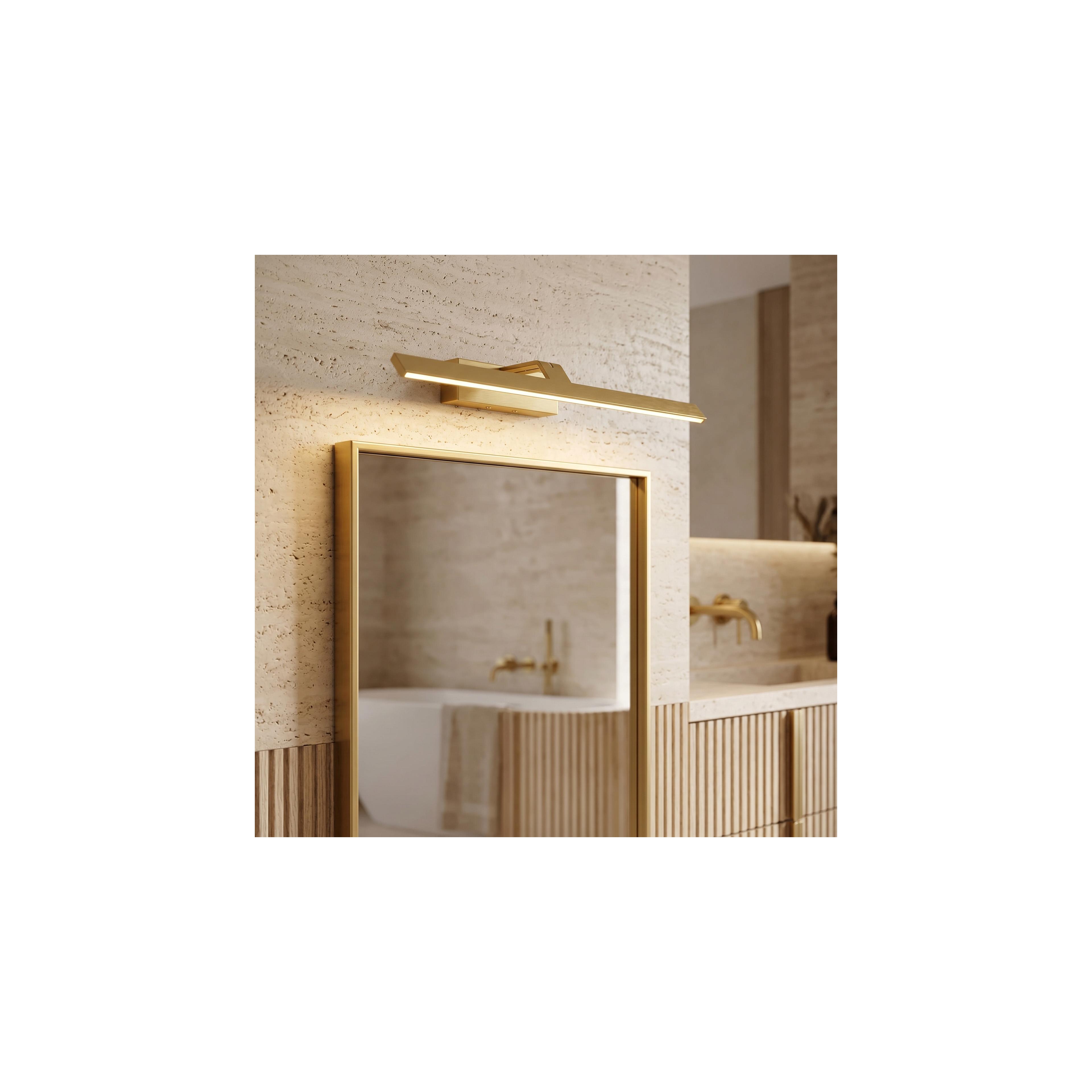 Bathroom LED wall sconce SWE004-1W 43cm GOLD
