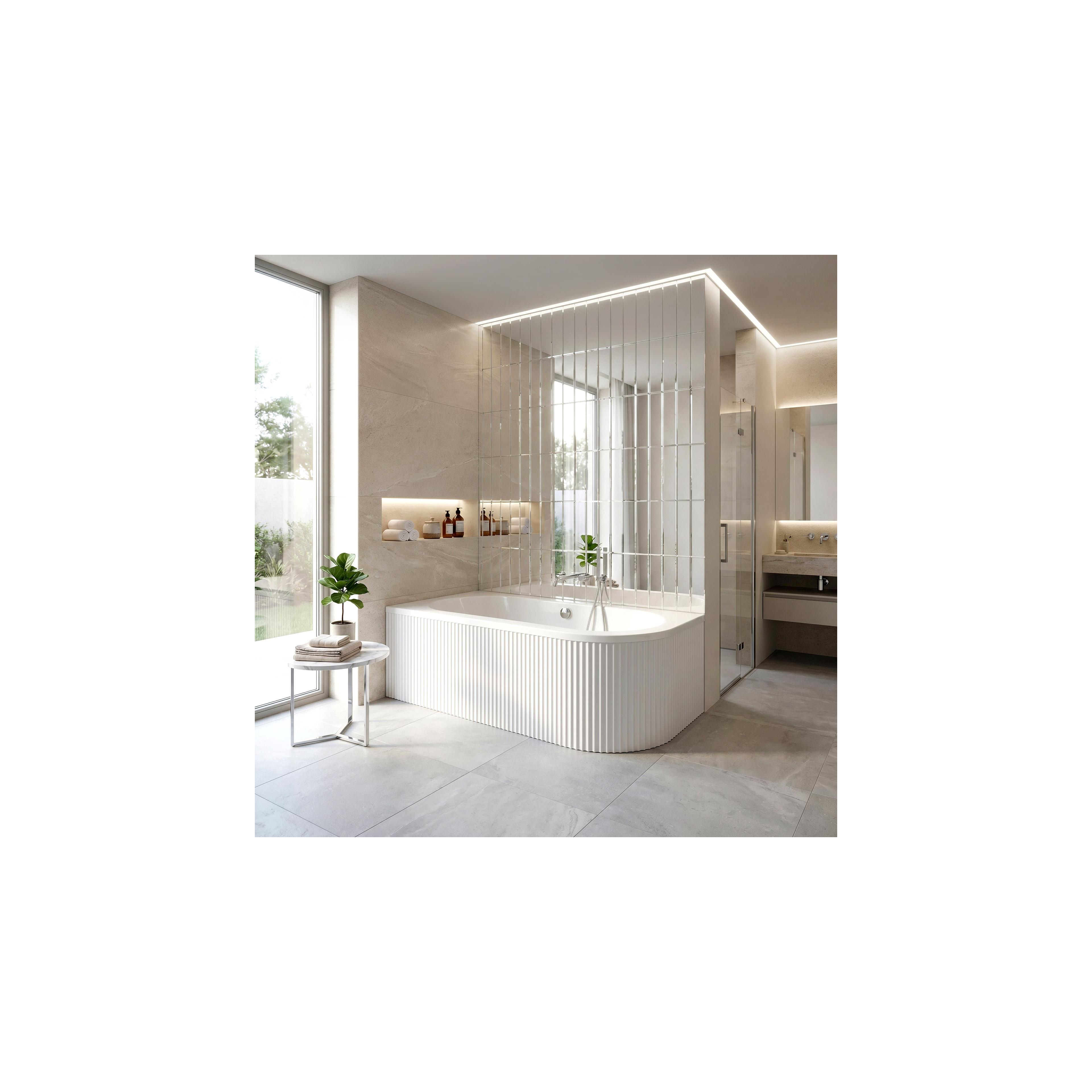 Bathtub Rea Orion Stripe Left 160cm