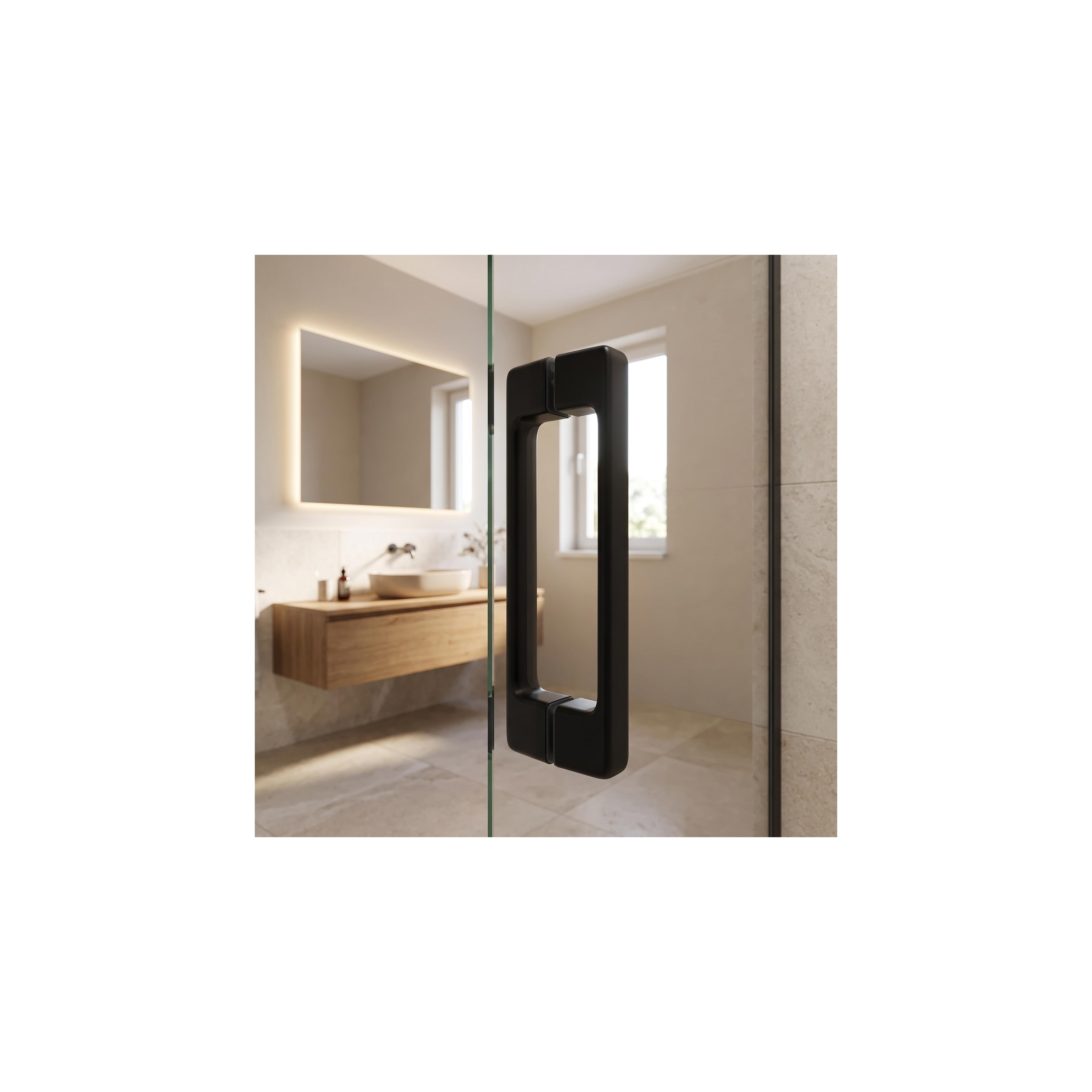 Shower door handle Rea 02 Black