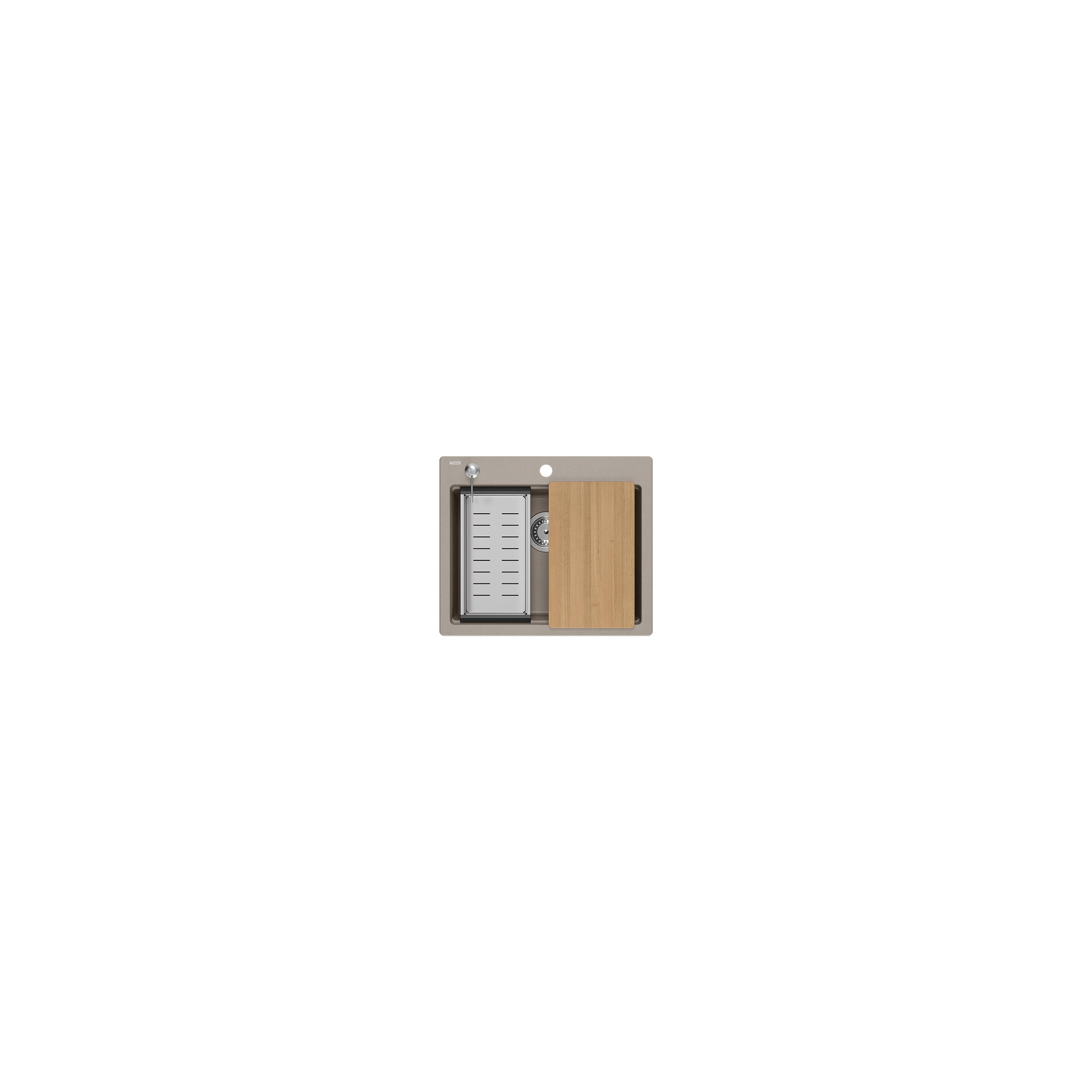 évier en granit KURT 110 WORKSTATION BEIGE