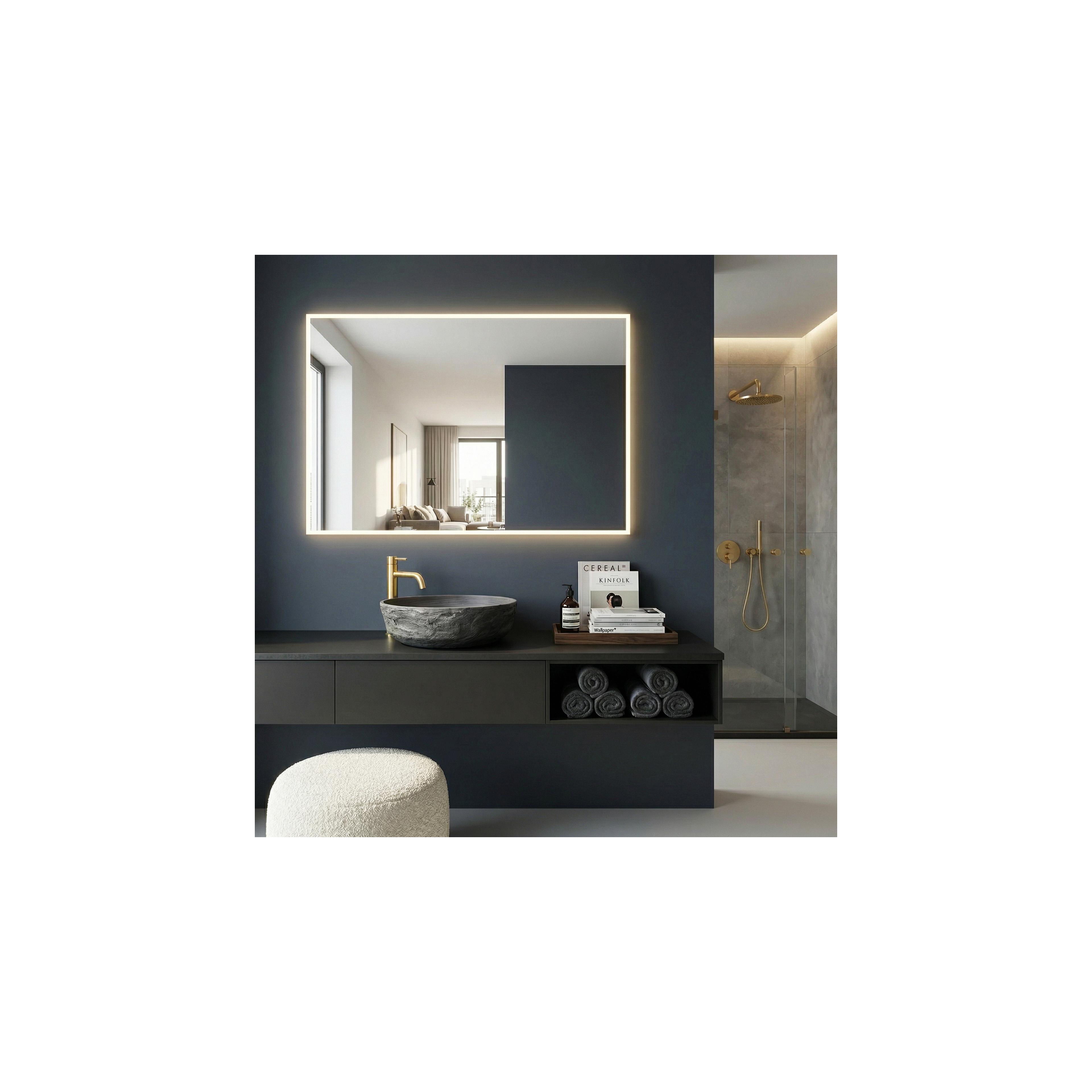 Countertop washbasin Rea Babilon Silver