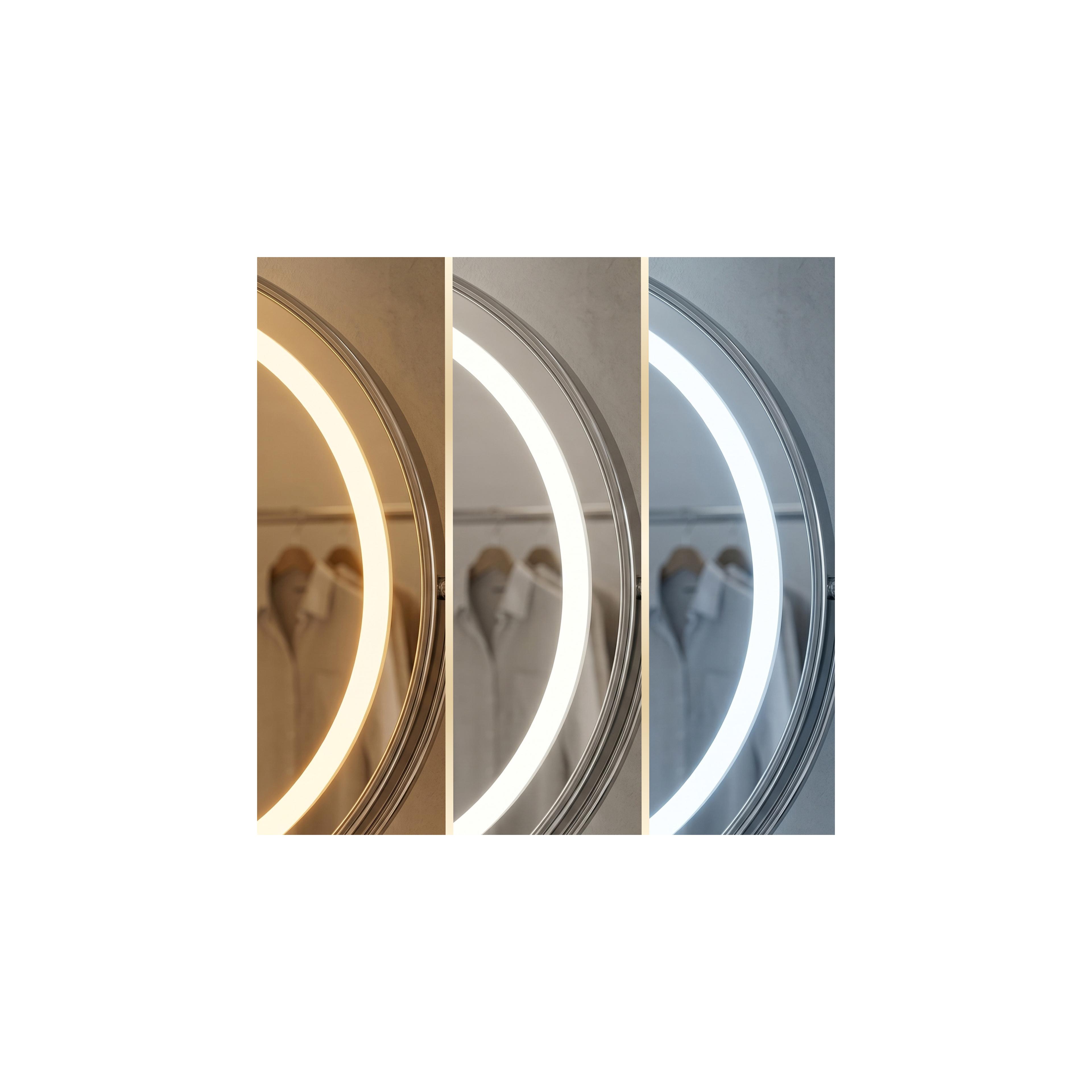 Зеркало LED MAKE-UP Chrome 40 cm