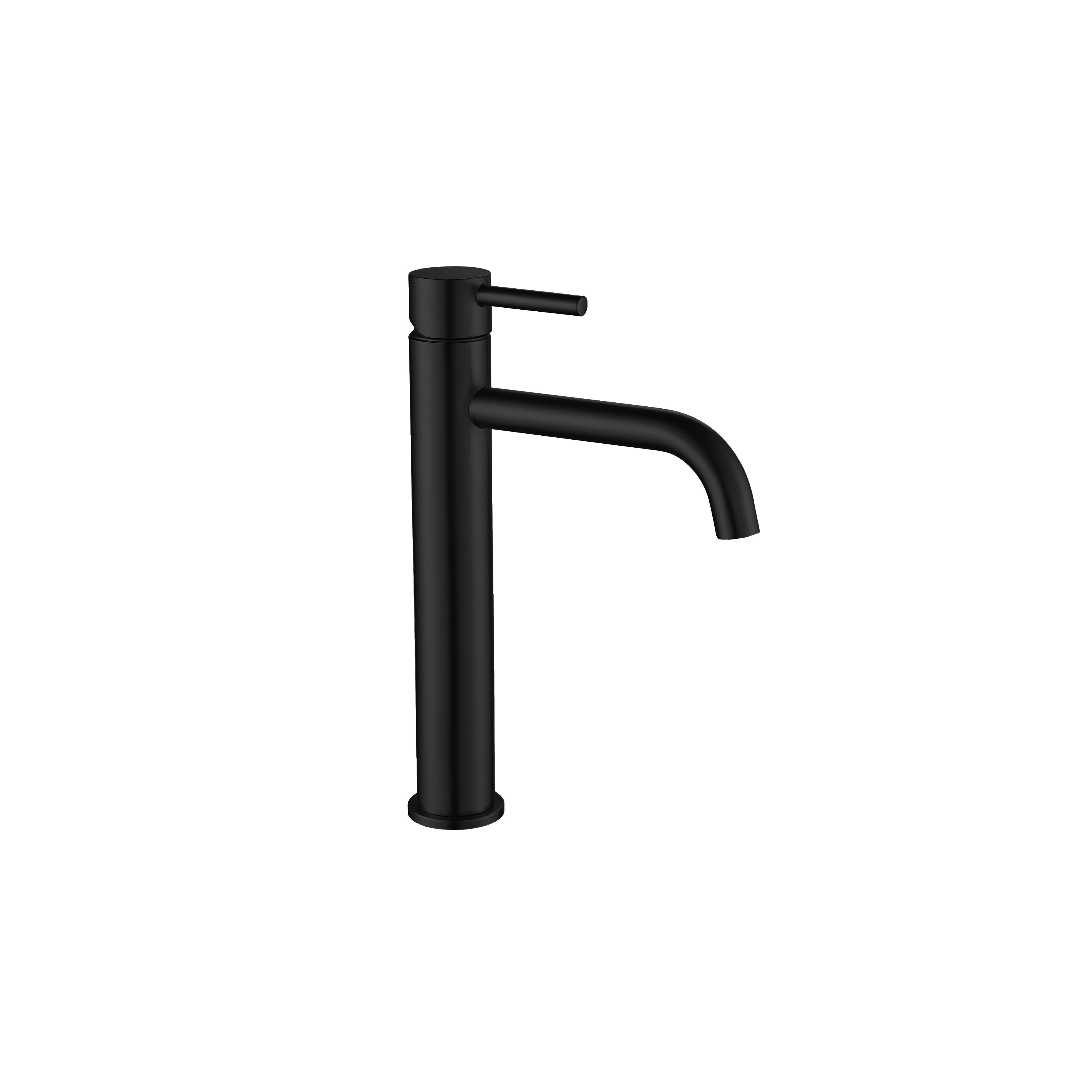 Bathroom faucet Rea Lungo Black High