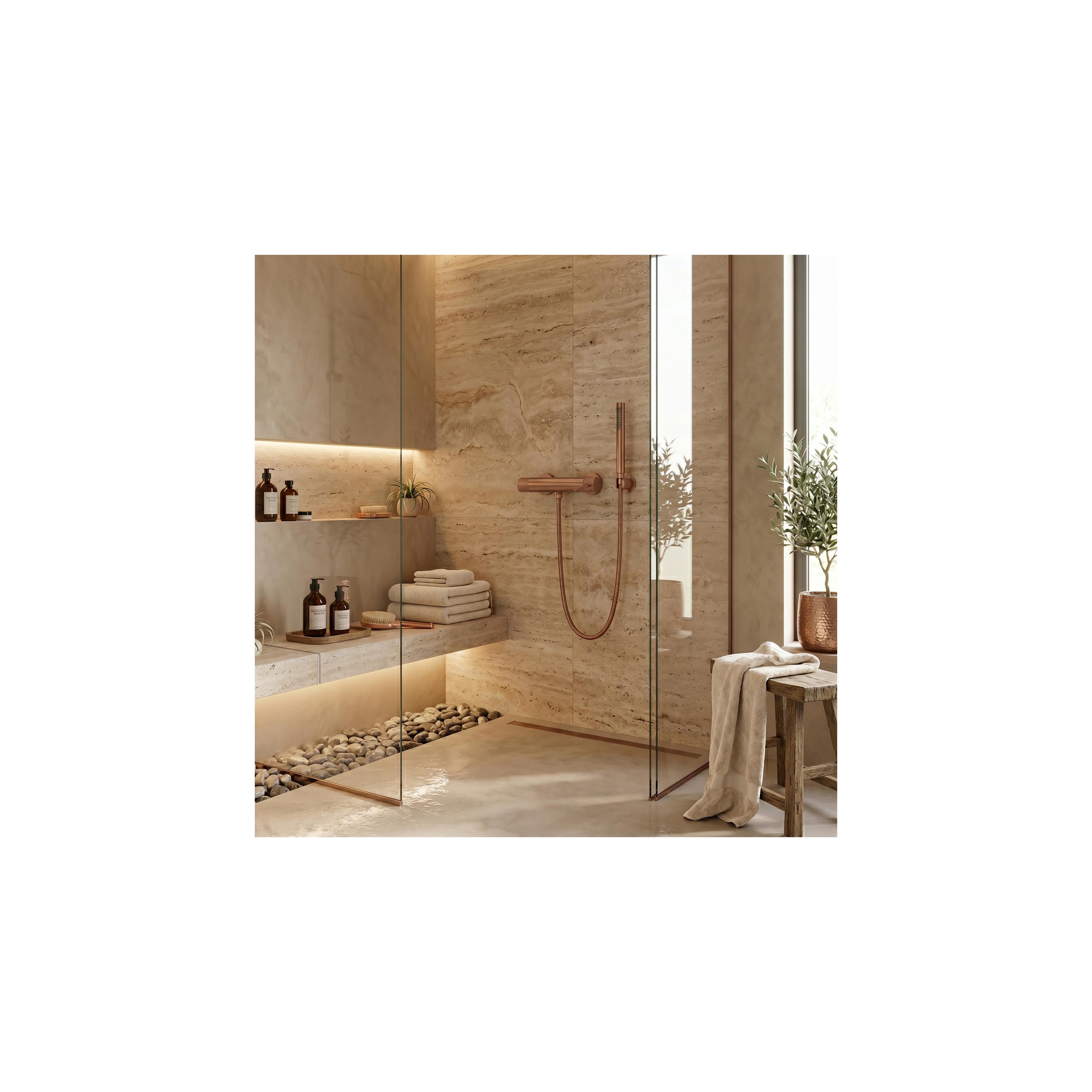 Badkarsblandare REA Venti Brush Copper