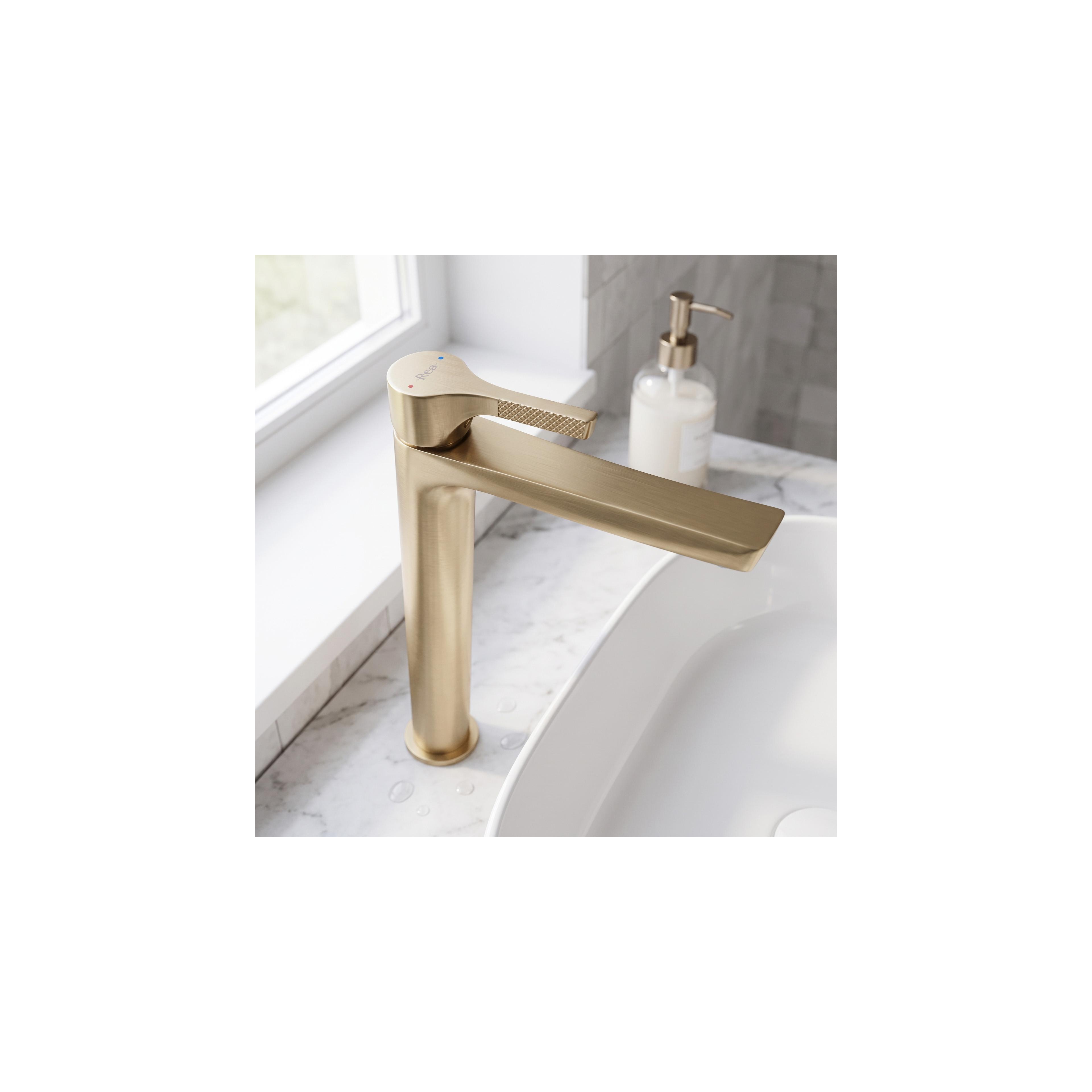 Umyvadlová baterie PREMIUM REA Maxim Brush Gold High