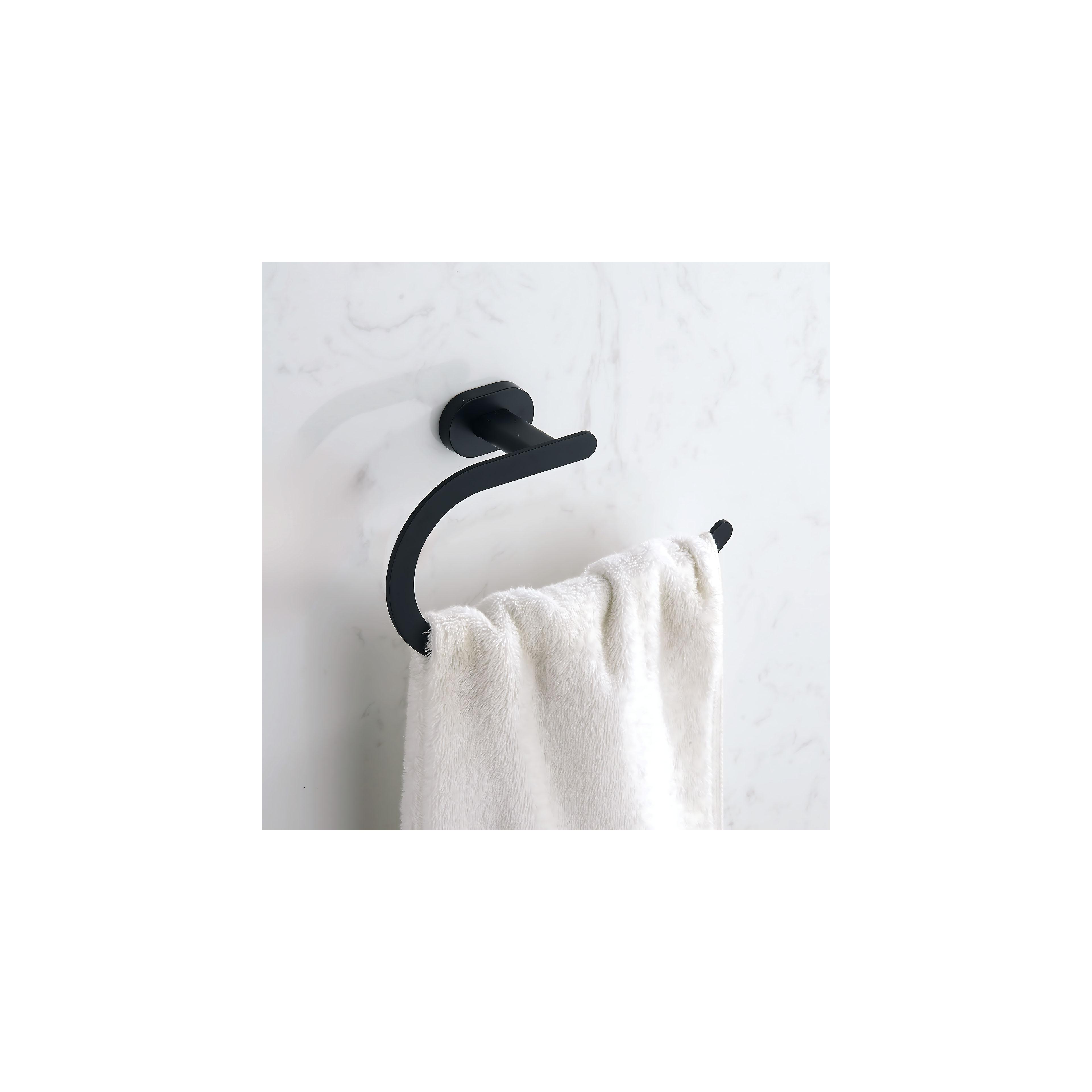 Porte-serviette Ring 110 Til Black