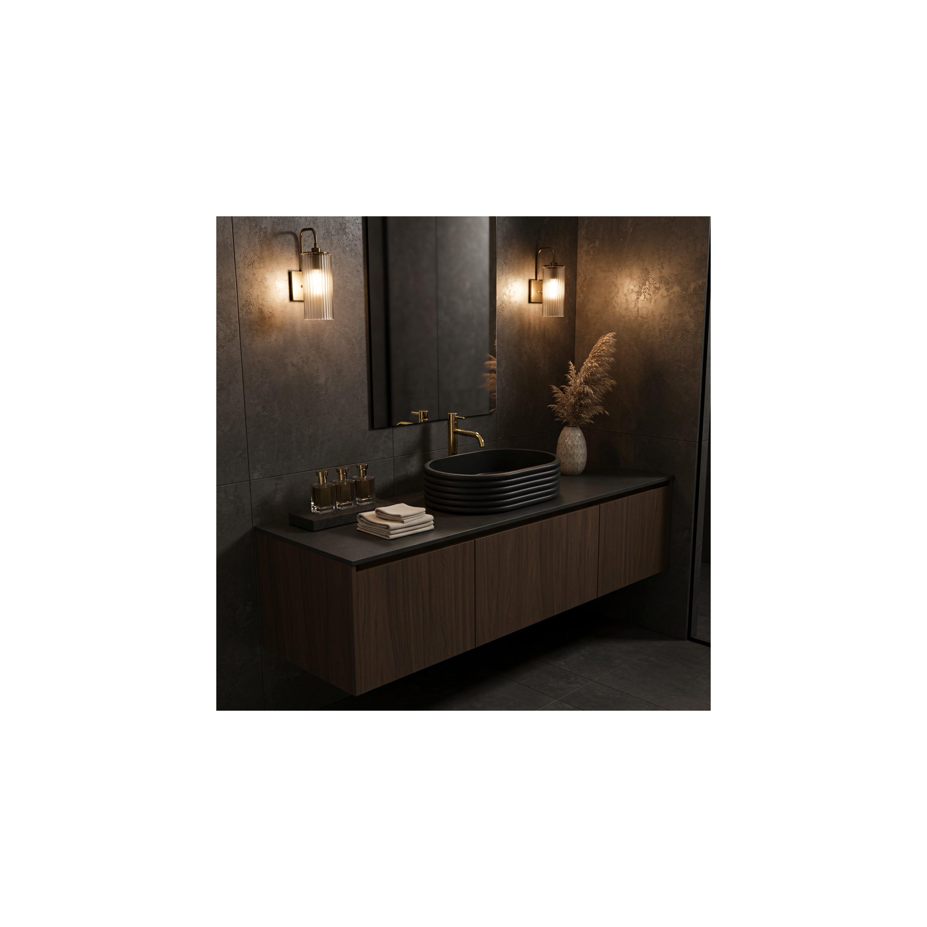 Countertop Basin Rea Nicoletta Black
