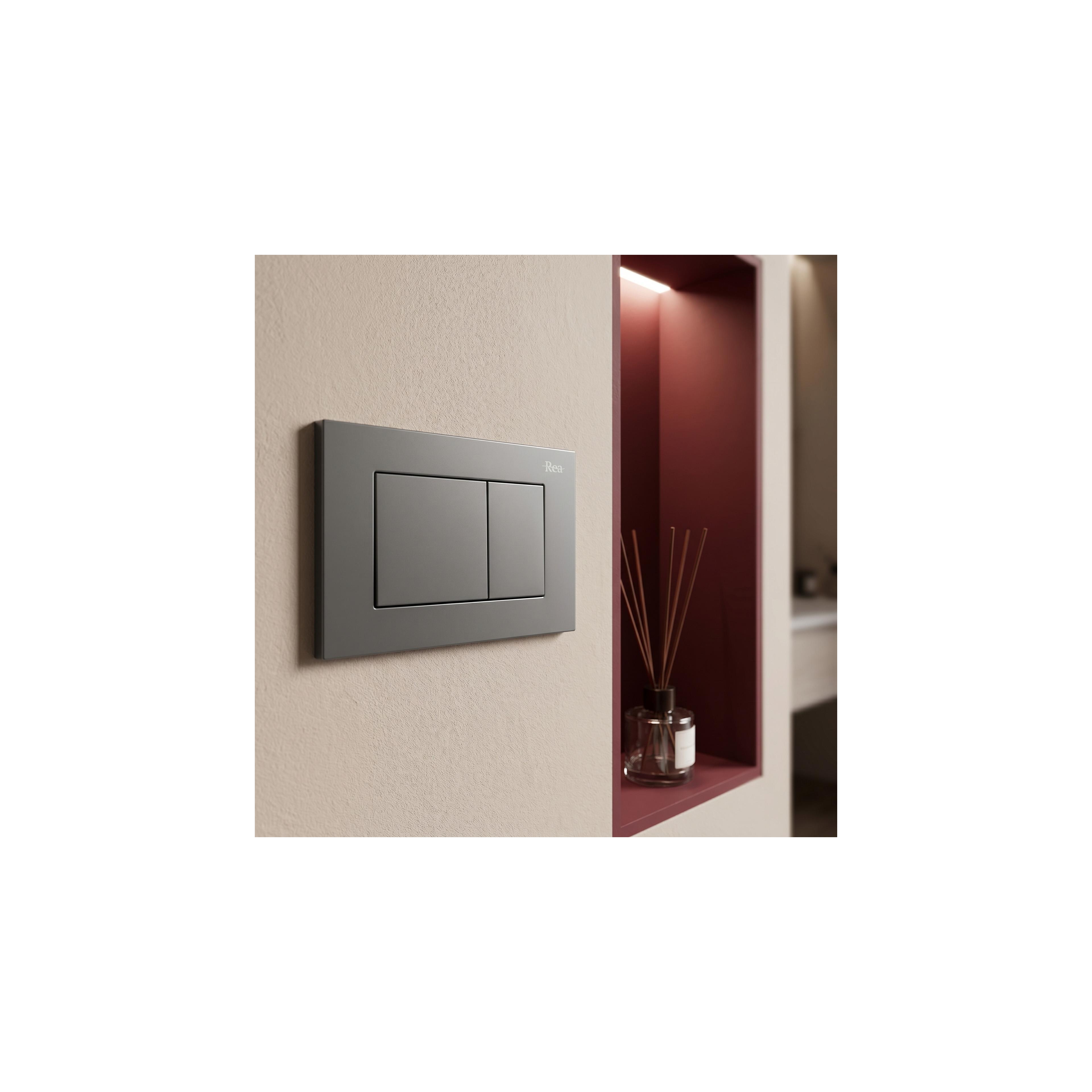 Concealed WC Frame Set Slim 024N with Titan J Button
