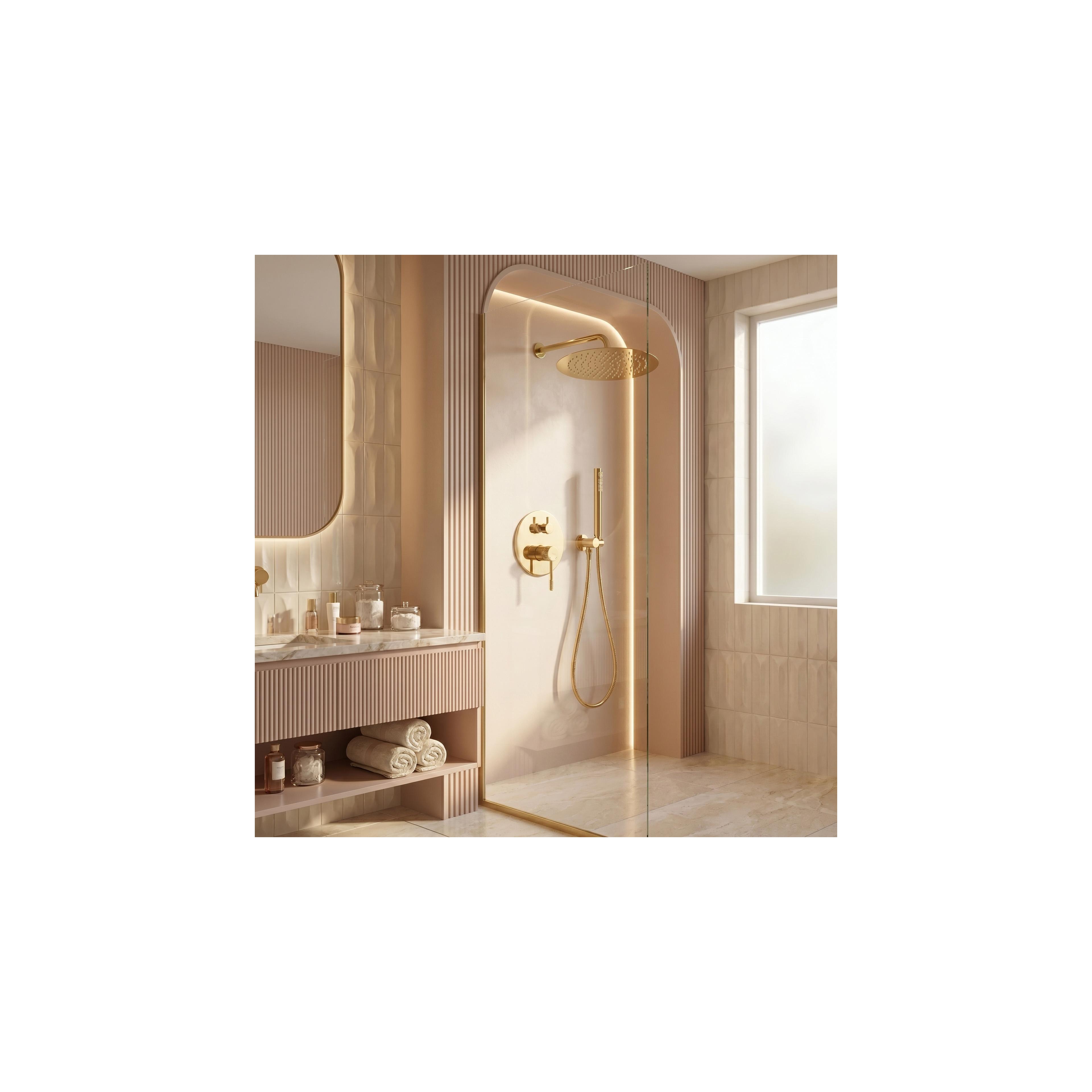 Set doccia da incasso Rea Venti Gold + BOX