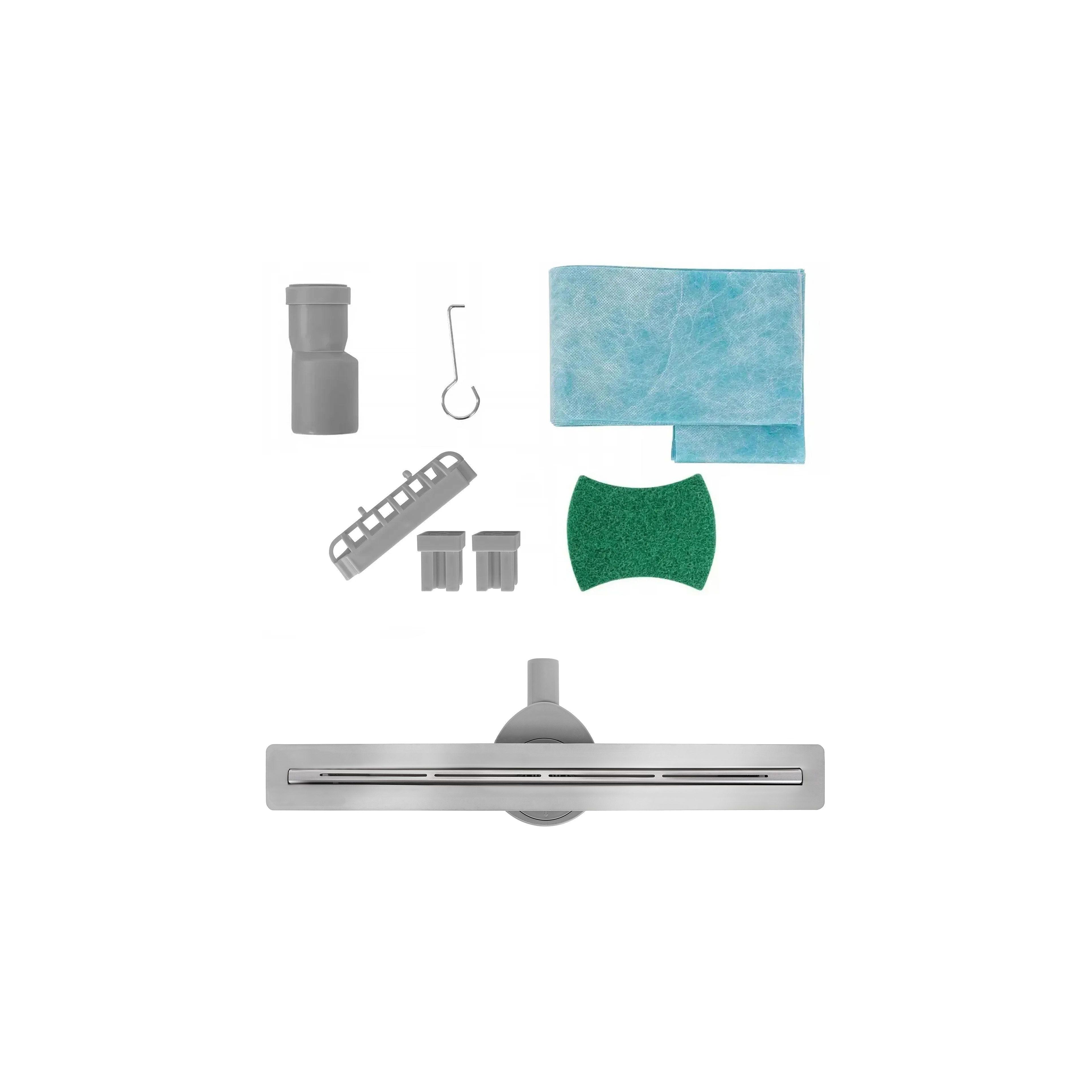 Linear drainage Rea FILO Nickel Brush 80