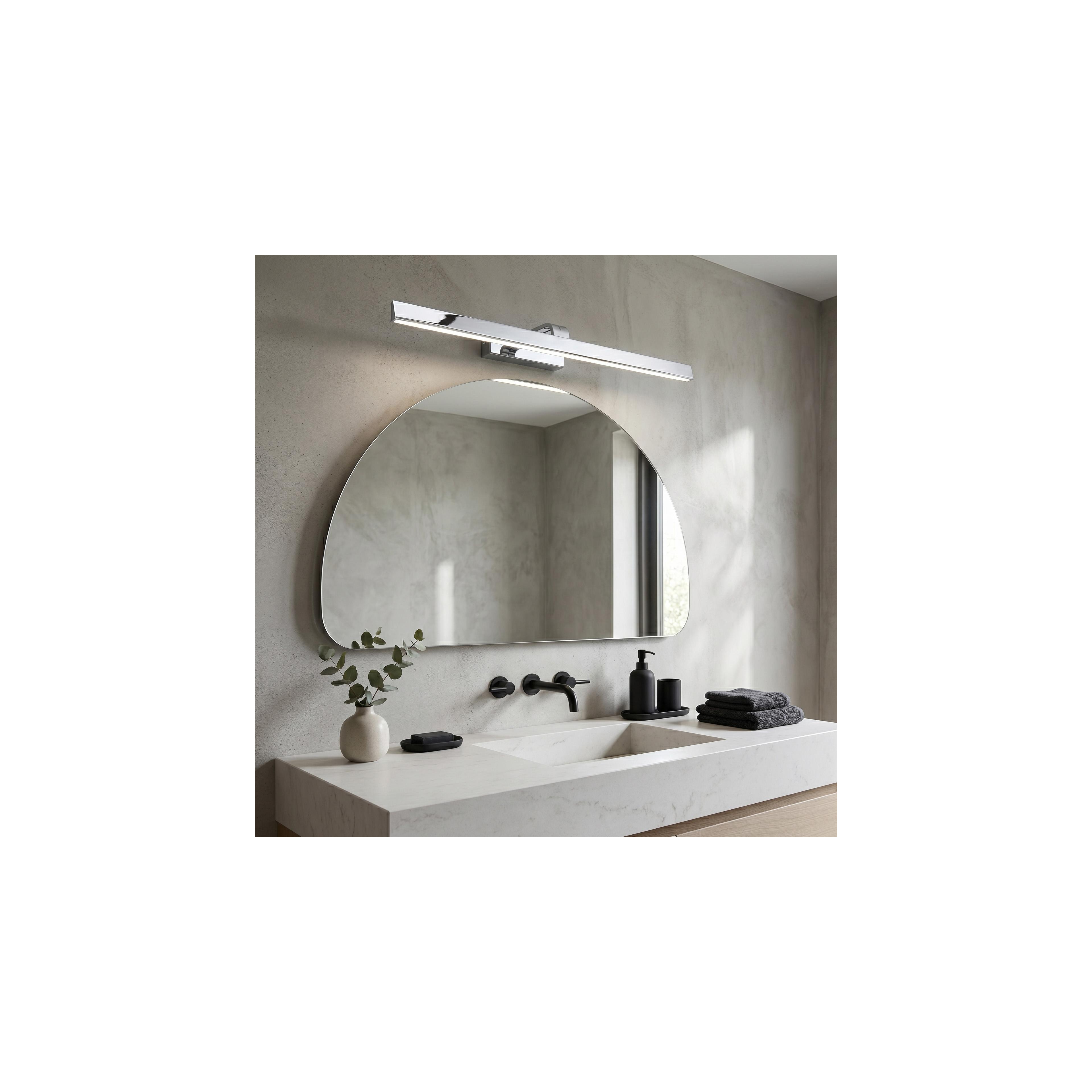 Kopalniška stenska LED svetilka SWE003-1W 73cm CHROME