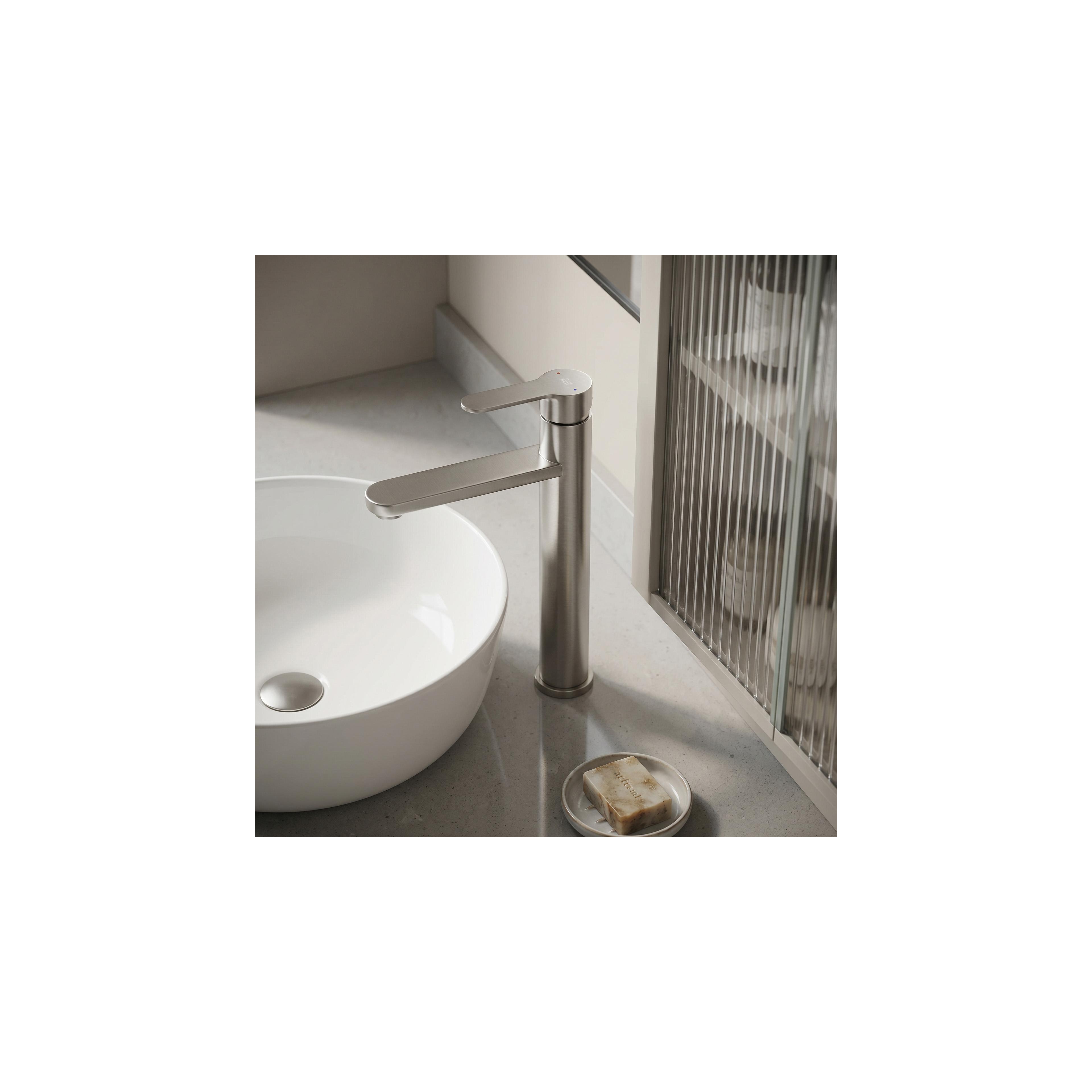 Robinet de salle de bain Rea Arcos Brush Nickel