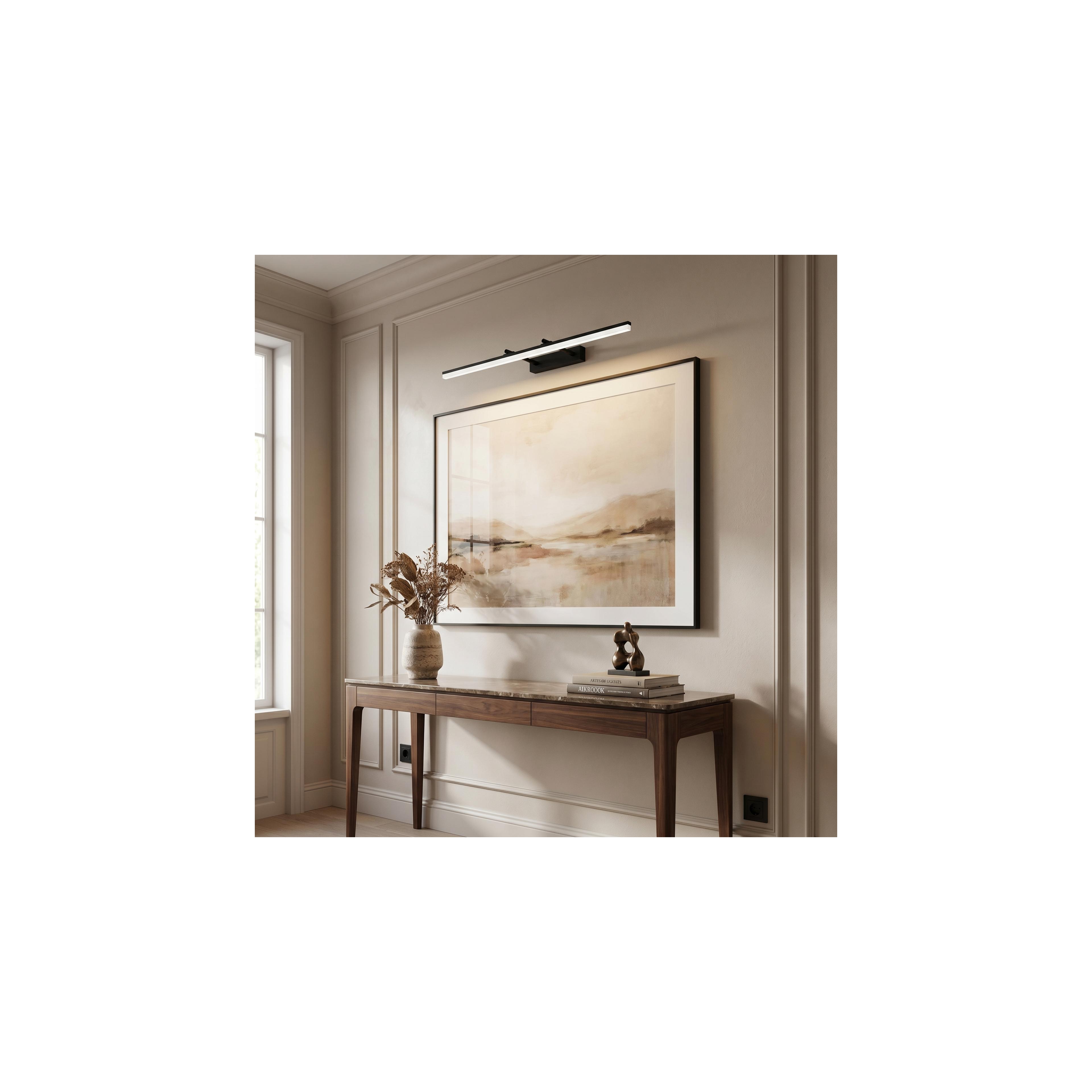 Badkamer LED-wandlamp APP1880-1W 80cm BLACK