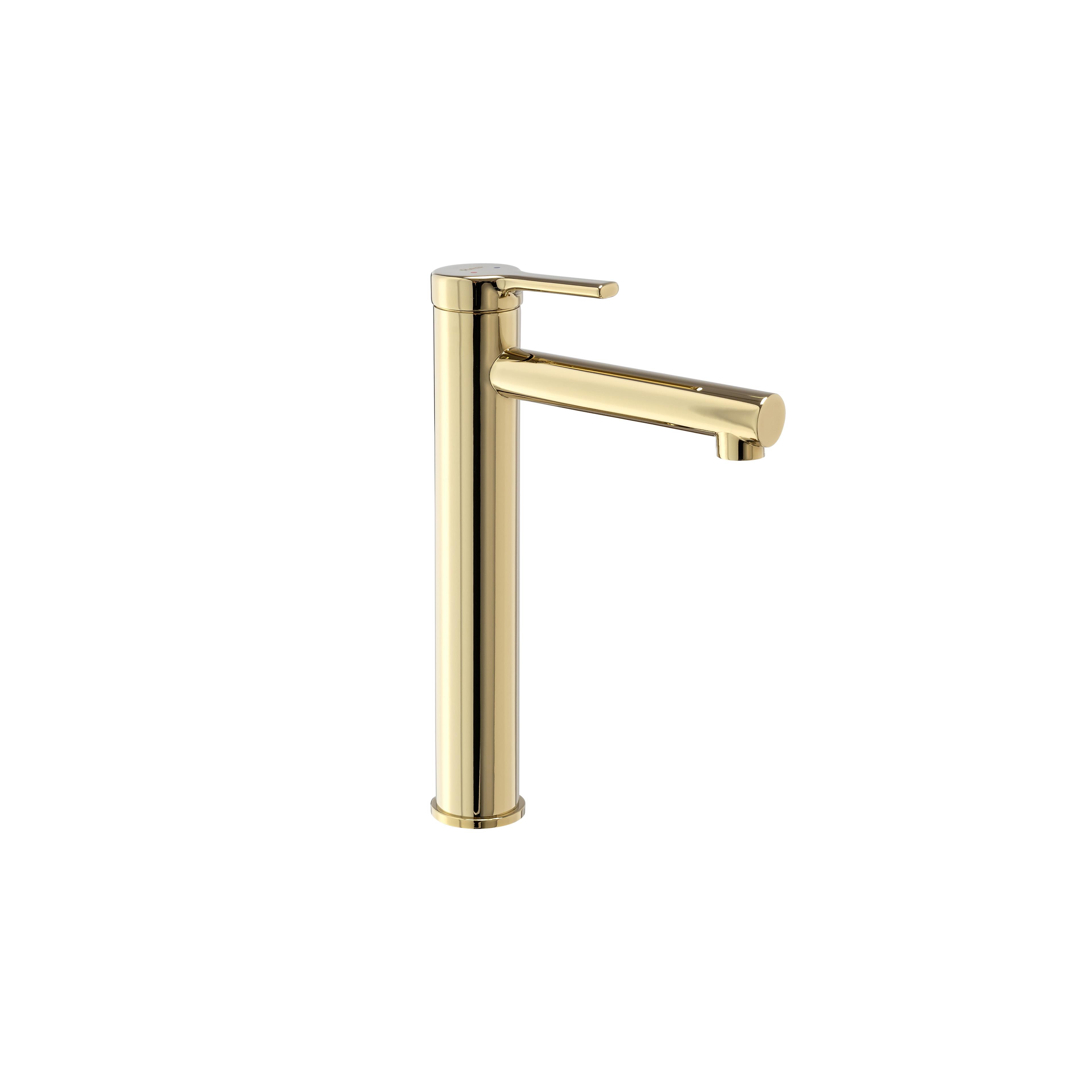 Robinet de salle de bain Rea Pixel Gold High