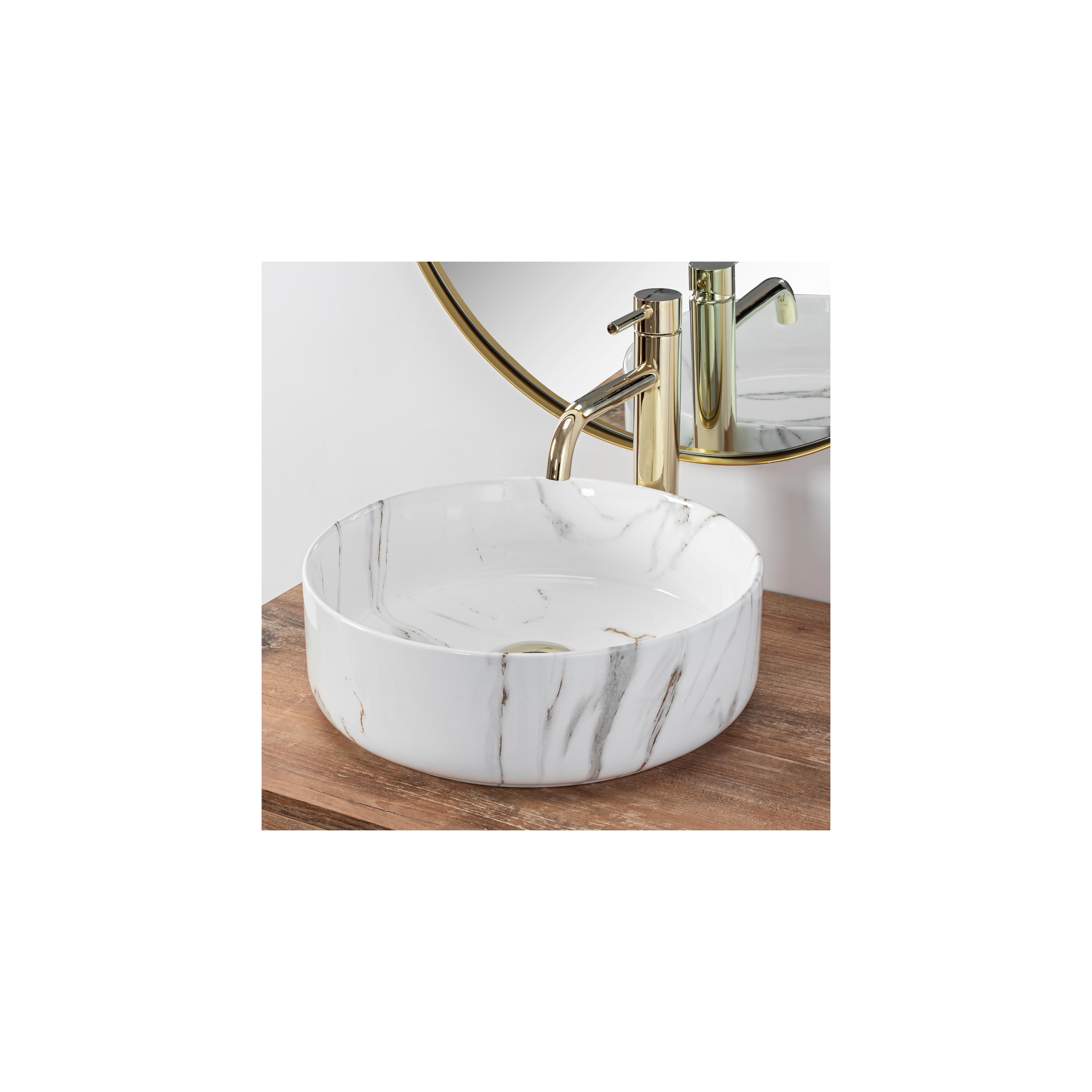 Countertop washbasin Rea Sami Aiax Shiny