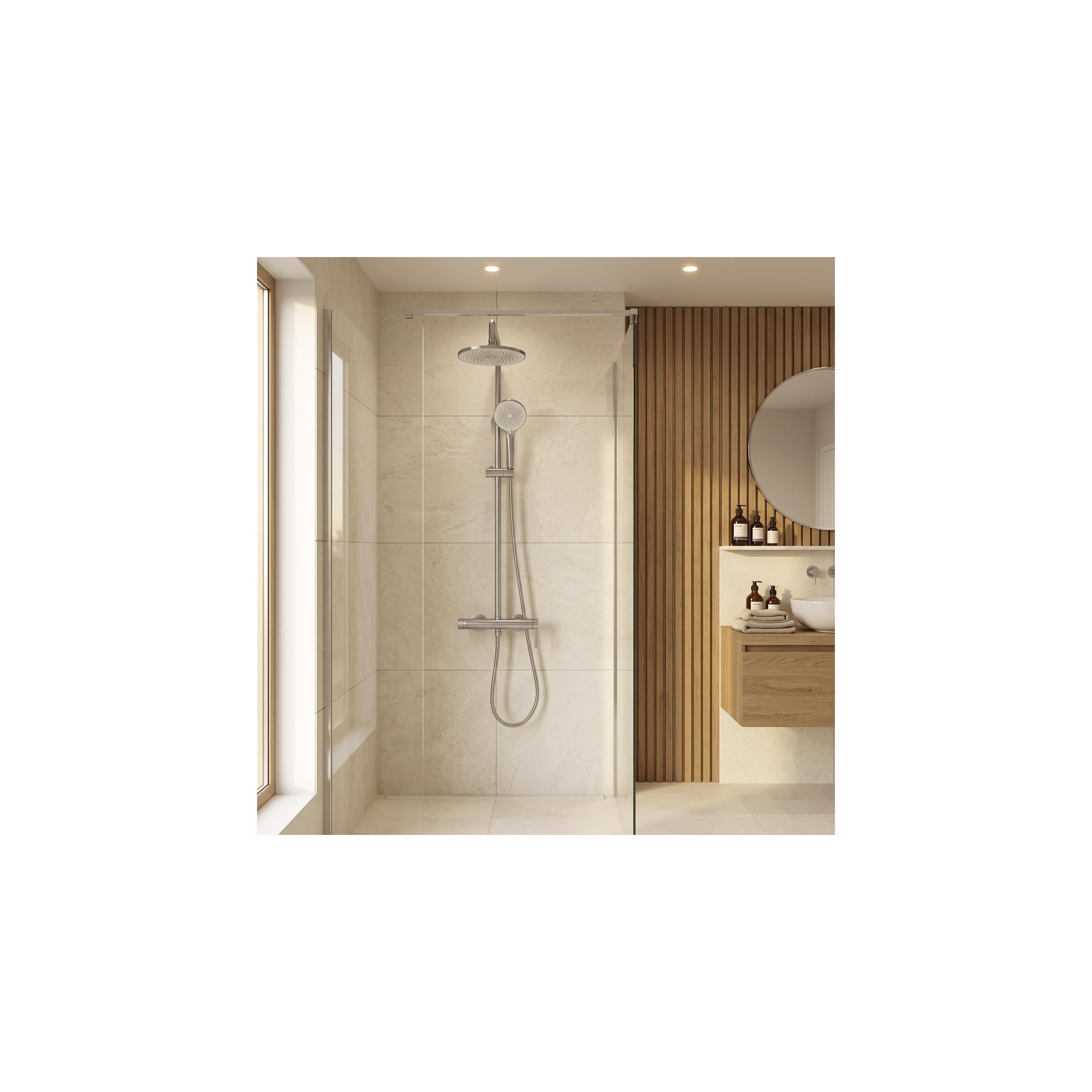 Kit de douche Rea Foss Clif Brush Nickel