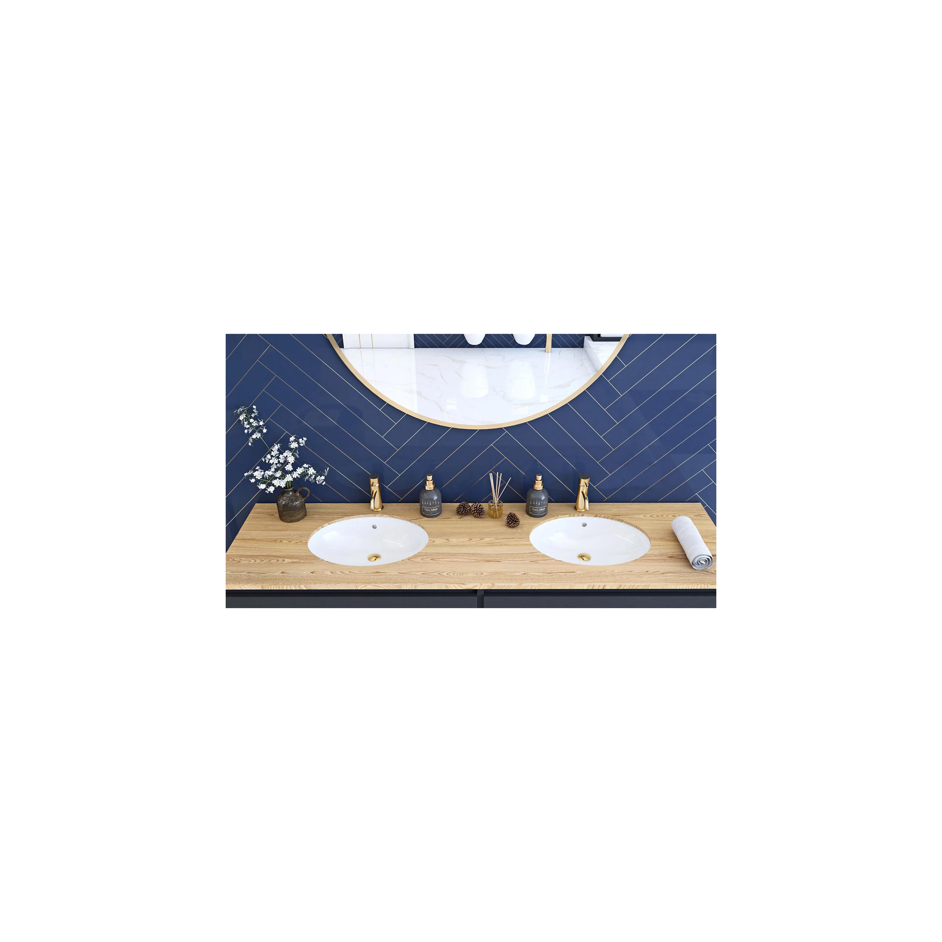 Inset washbasin Rea Nel White