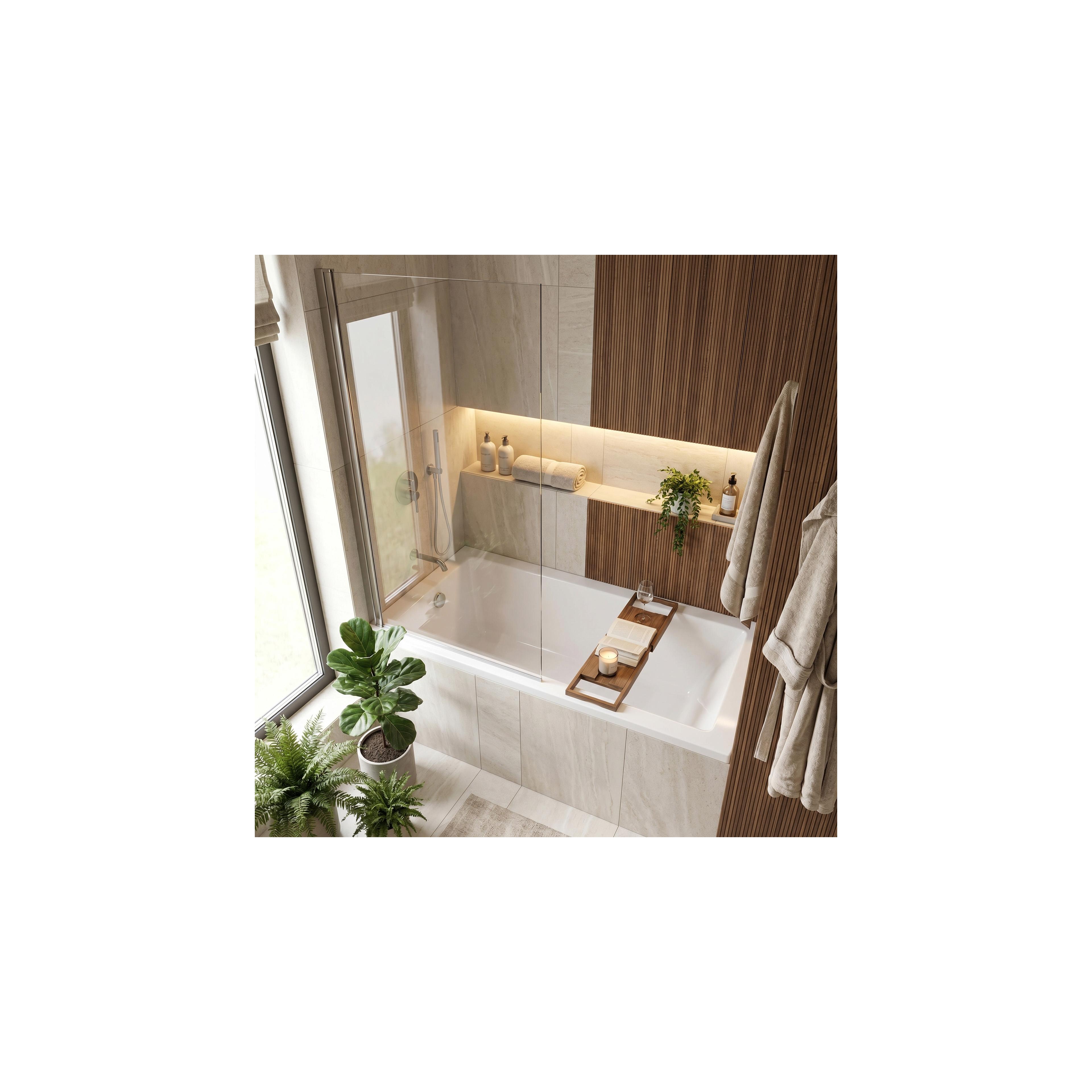 Built-in acrylic bathtub Rea Prima 150
