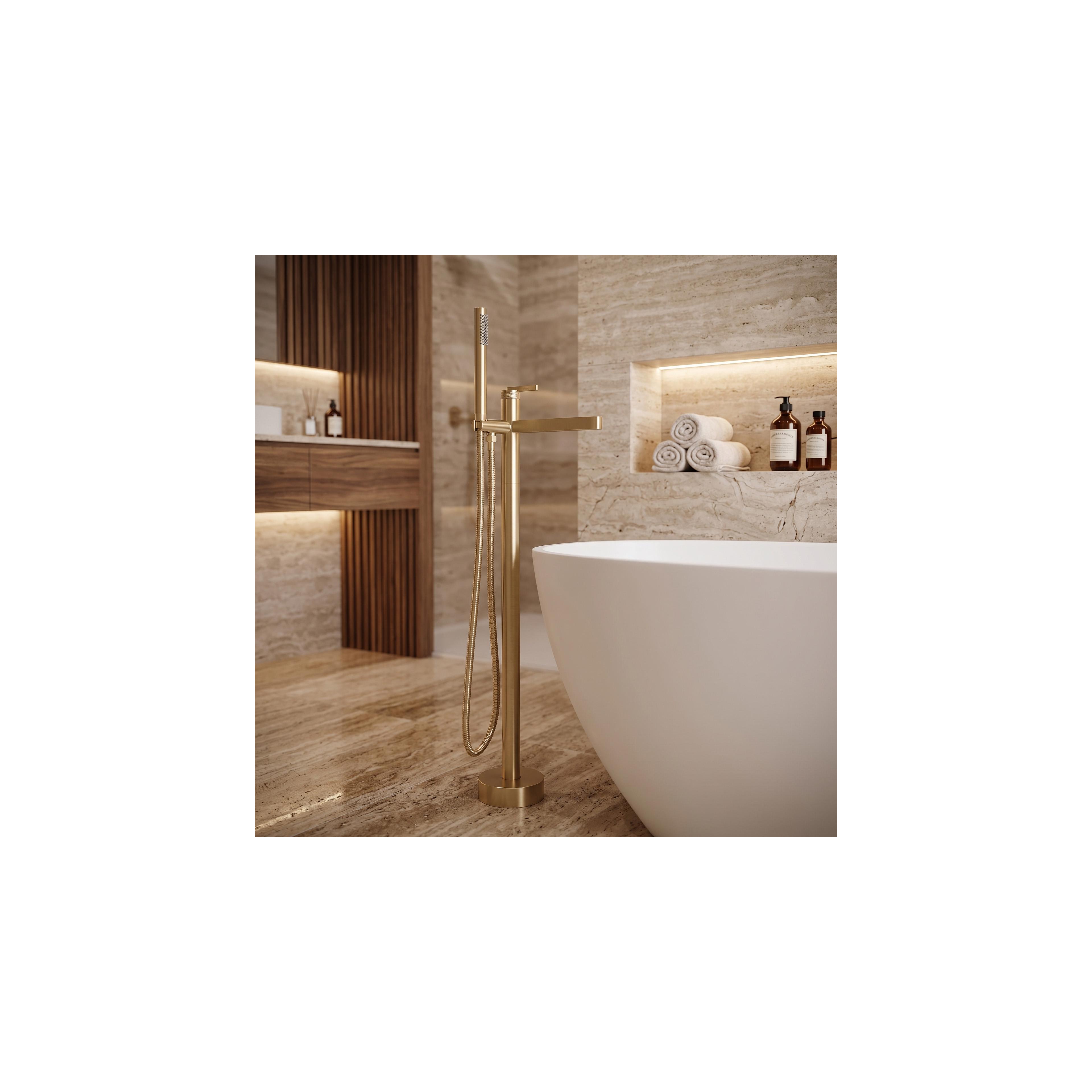 Robinet autoportant Rea Grace Brush Gold