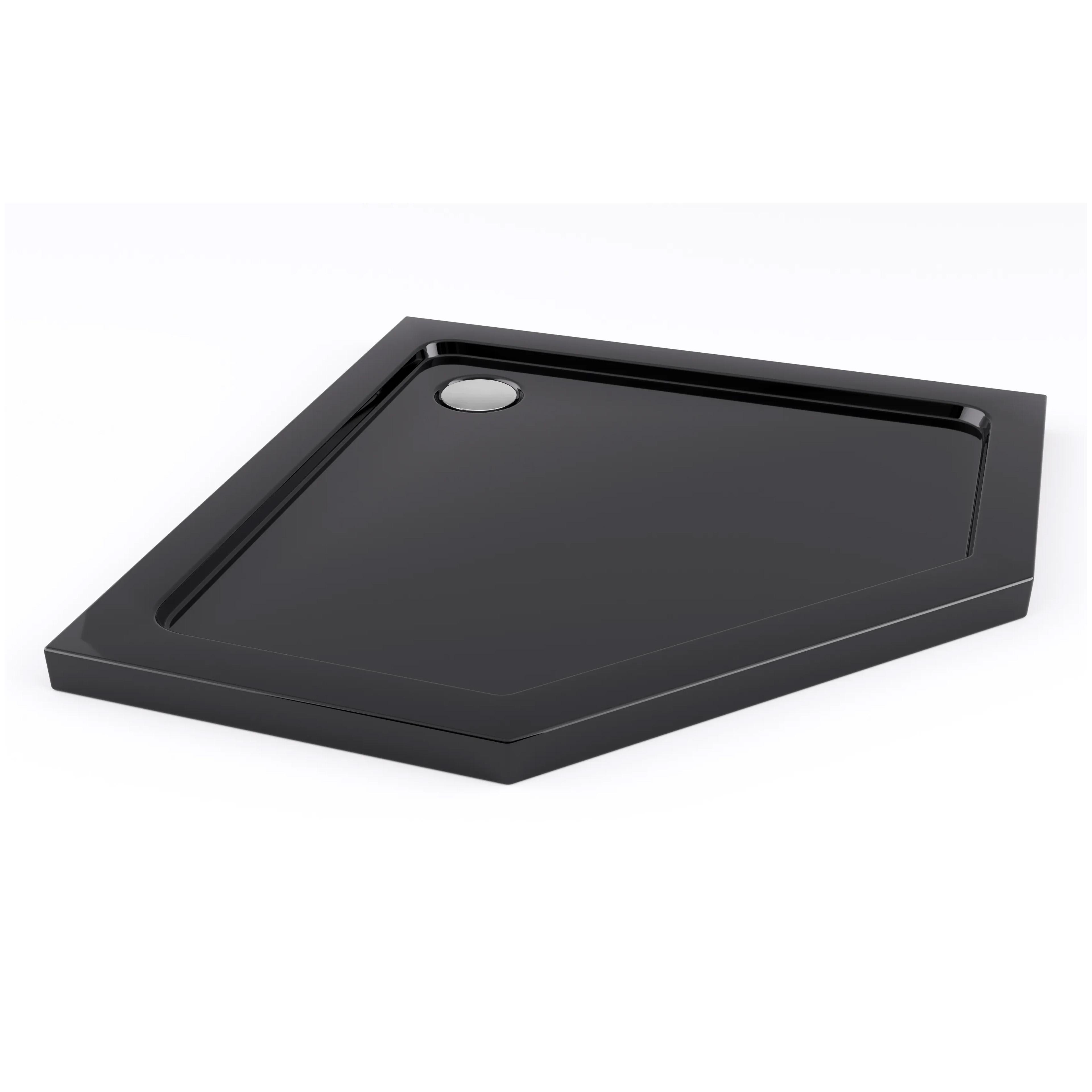Cabina de dus DIAMOND BLACK MAT 80x80 cm