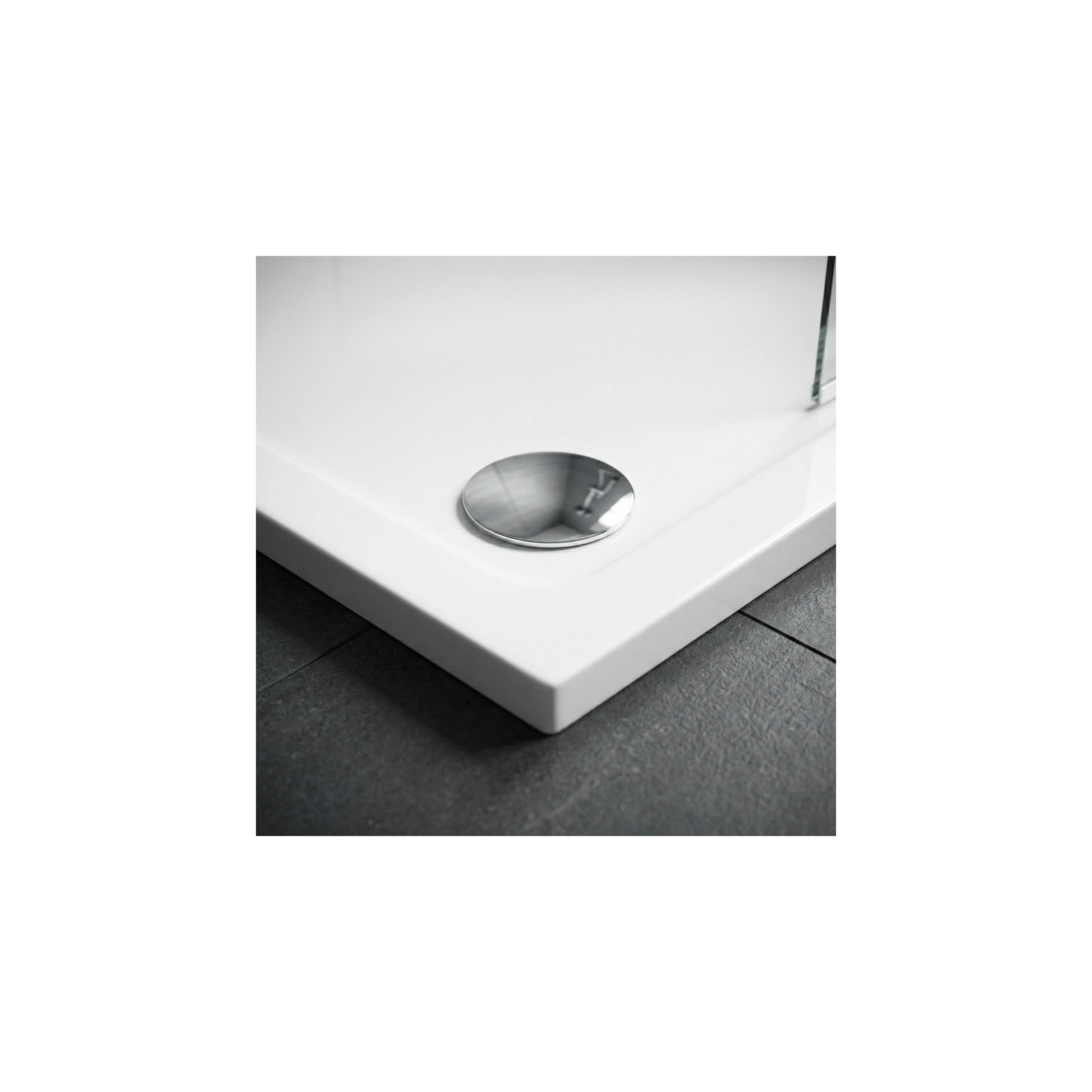 shower tray Rea Belmond White 80x80 Chrome