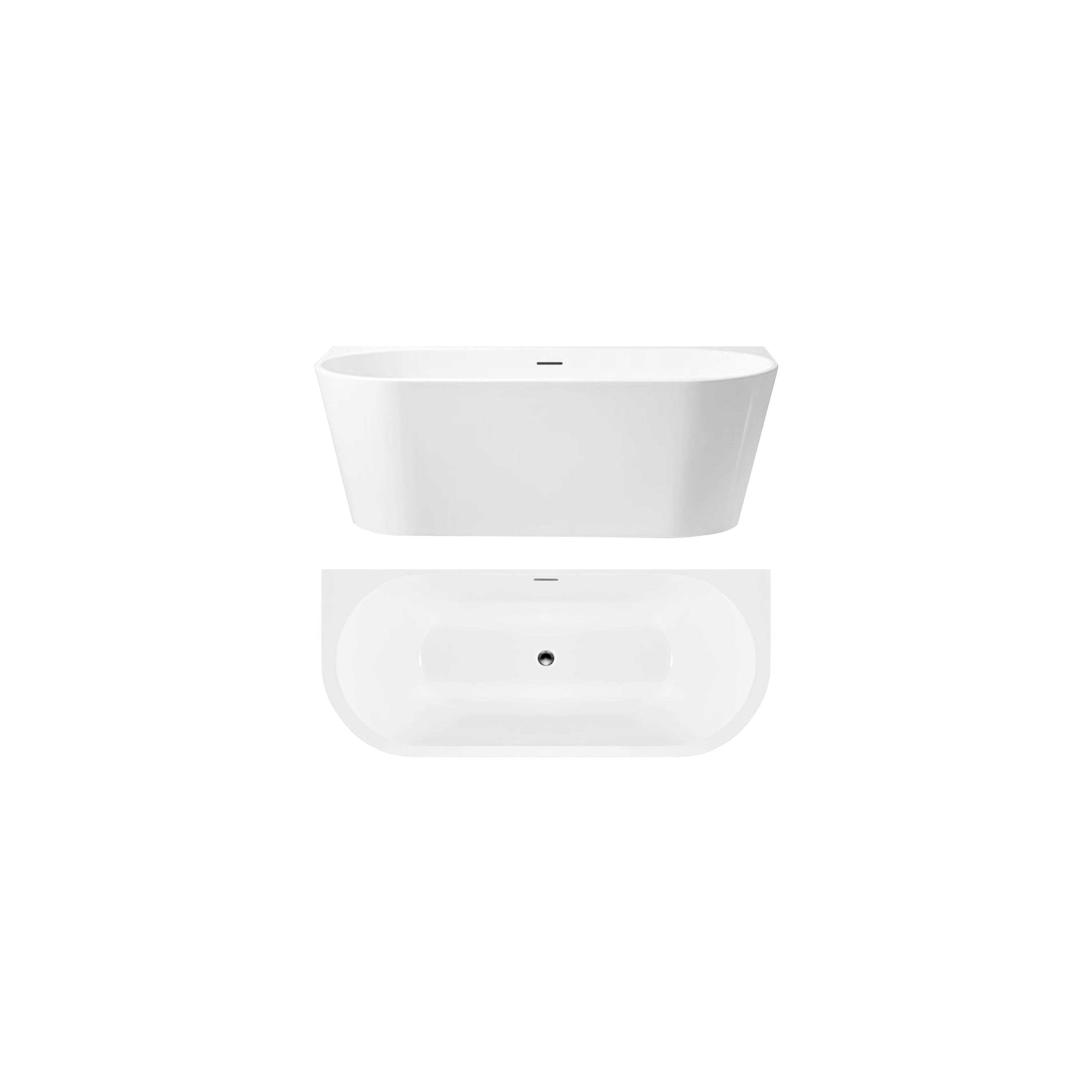 Wall acrylic bath CAPRI 150cm