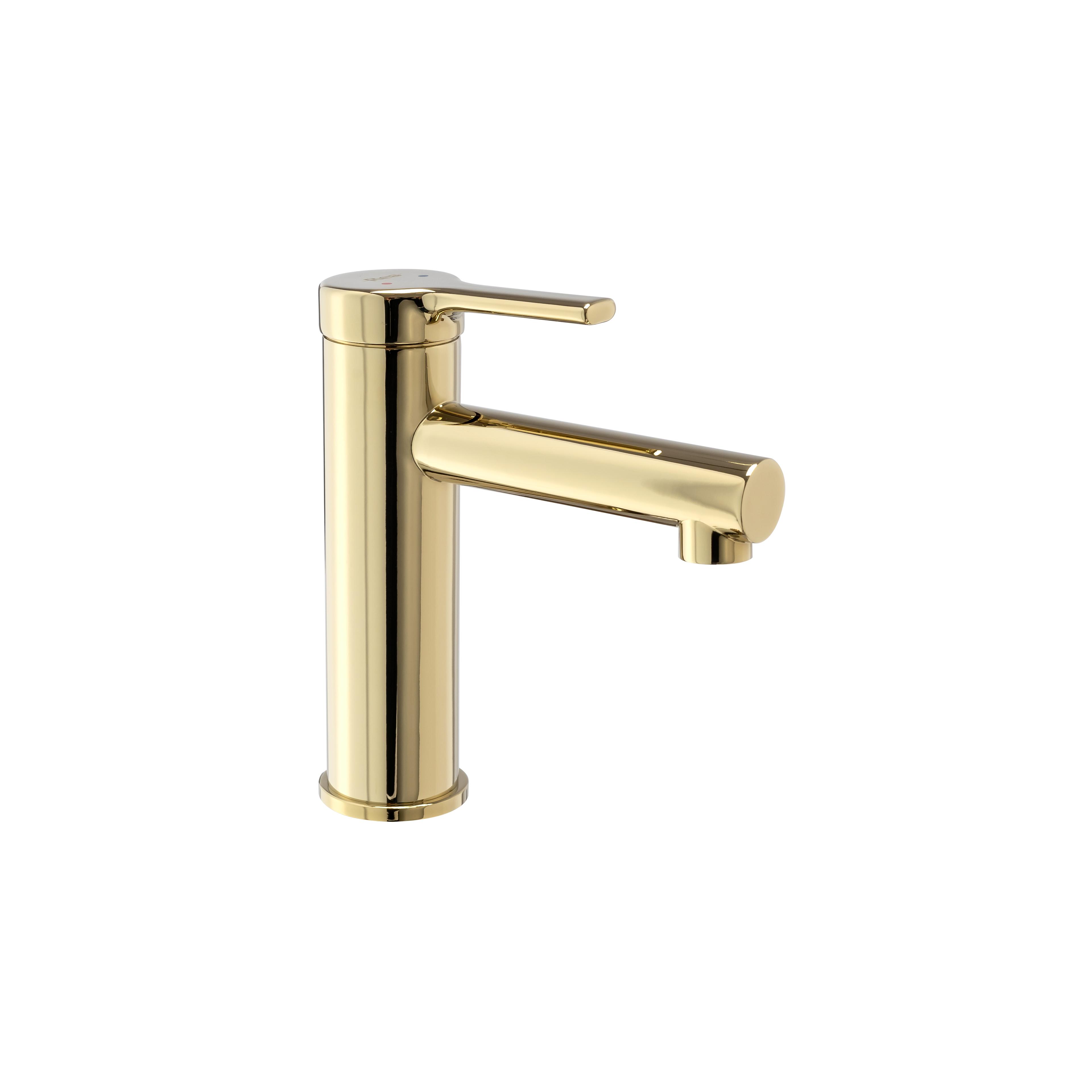 Slavina za umivaonik Rea Pixel Gold niska