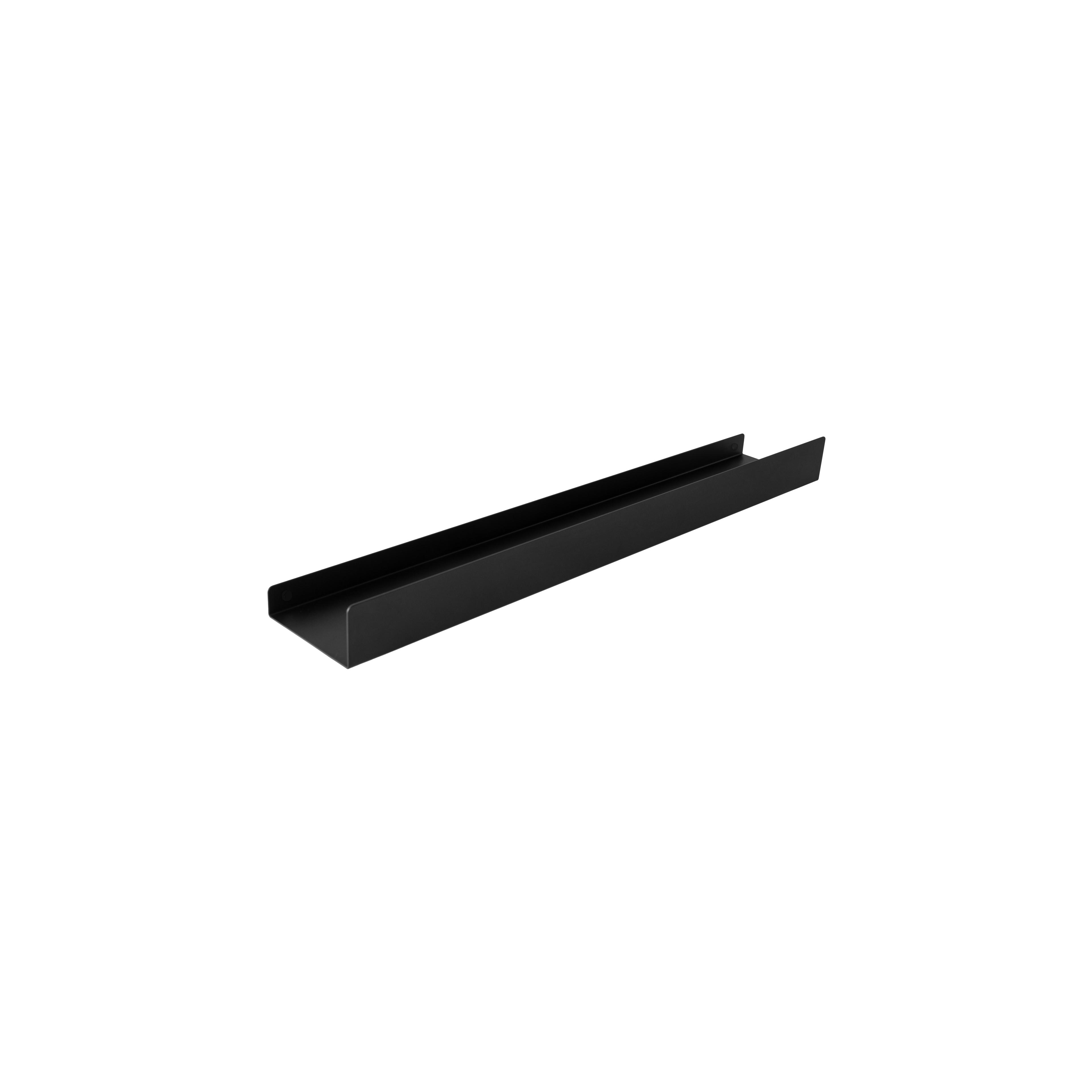 Bathroom shelf SF02 60cm black matt