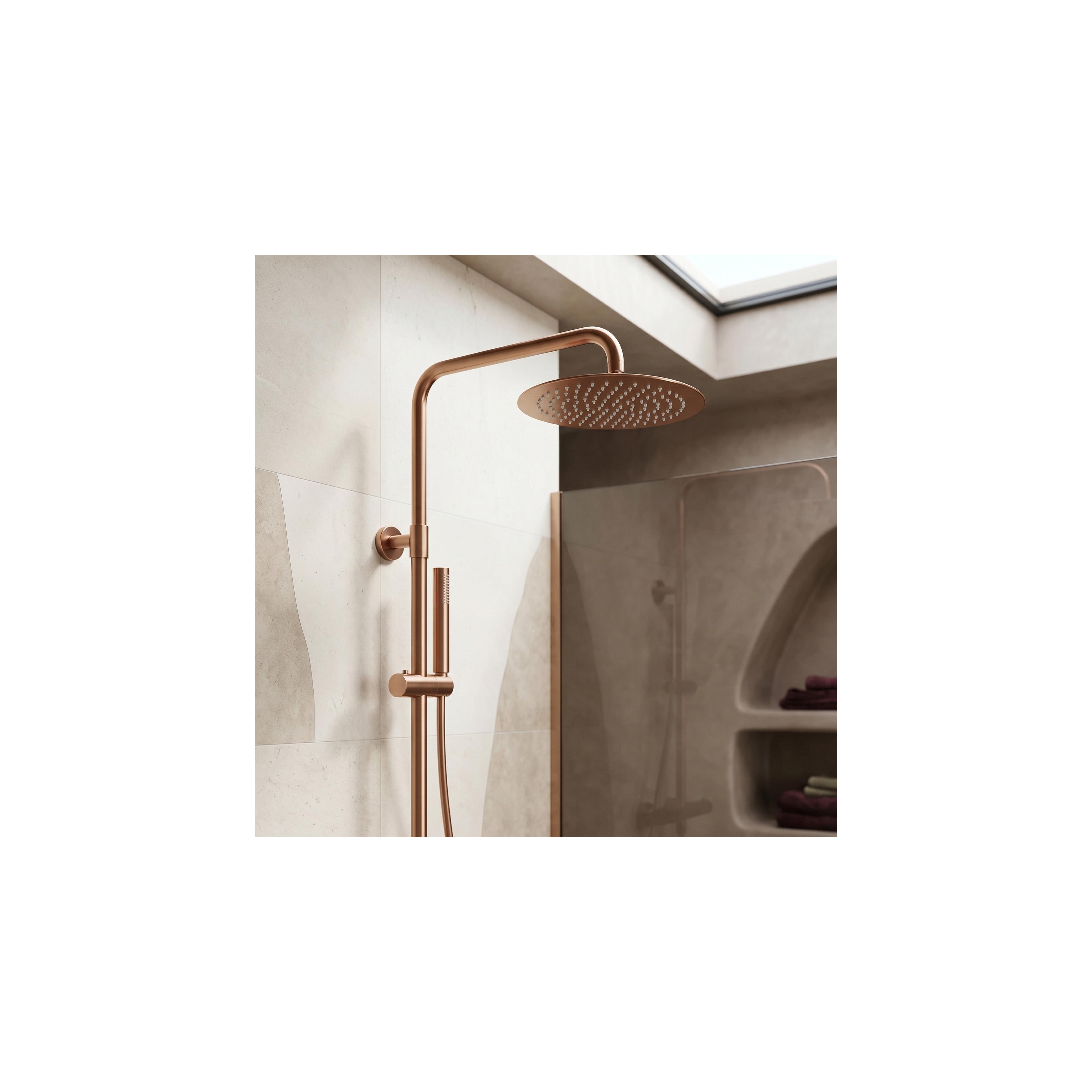 Runde Regendusche REA JS-P014BRG 25cm Brush Copper