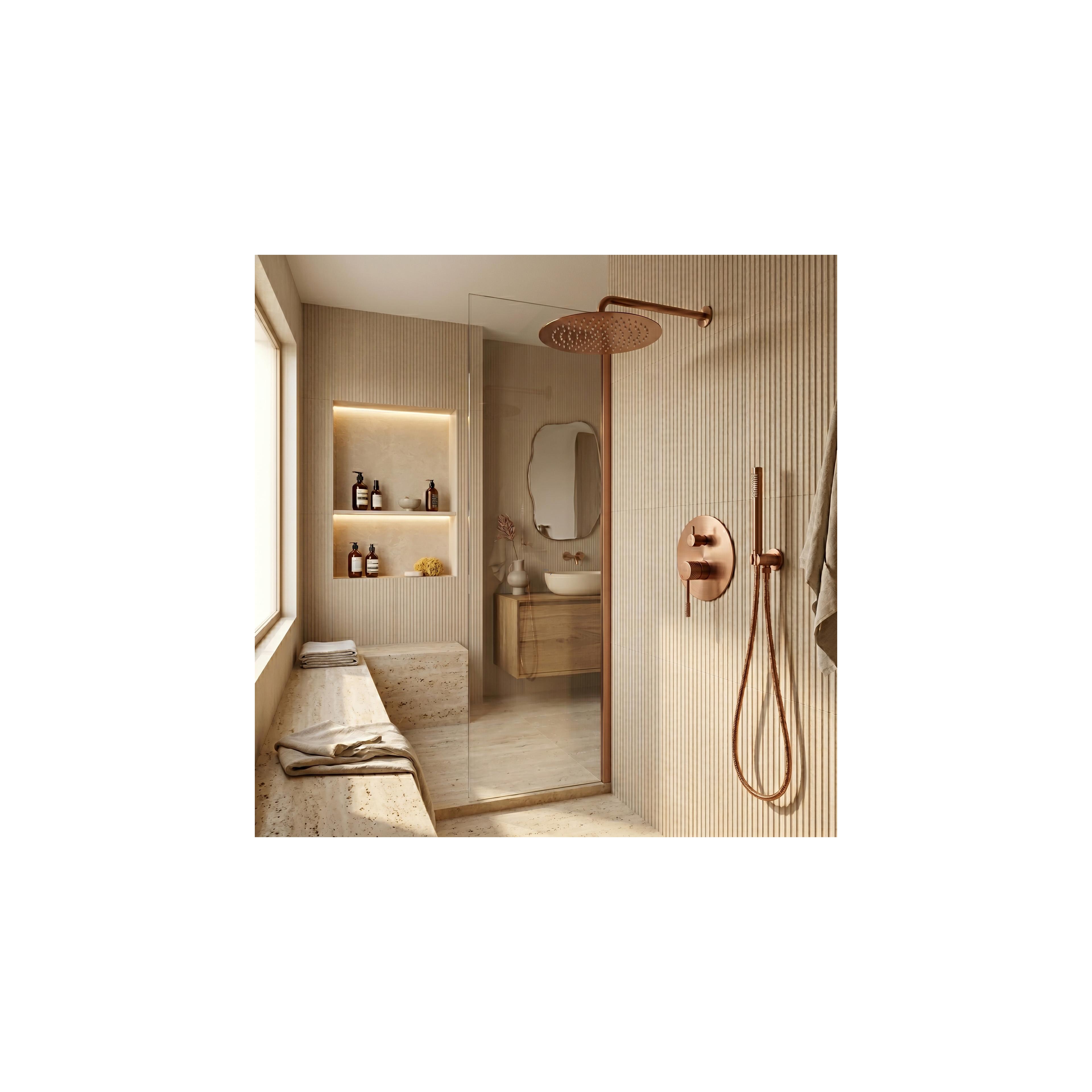 Shower system Rea Venti Brush Copper + BOX
