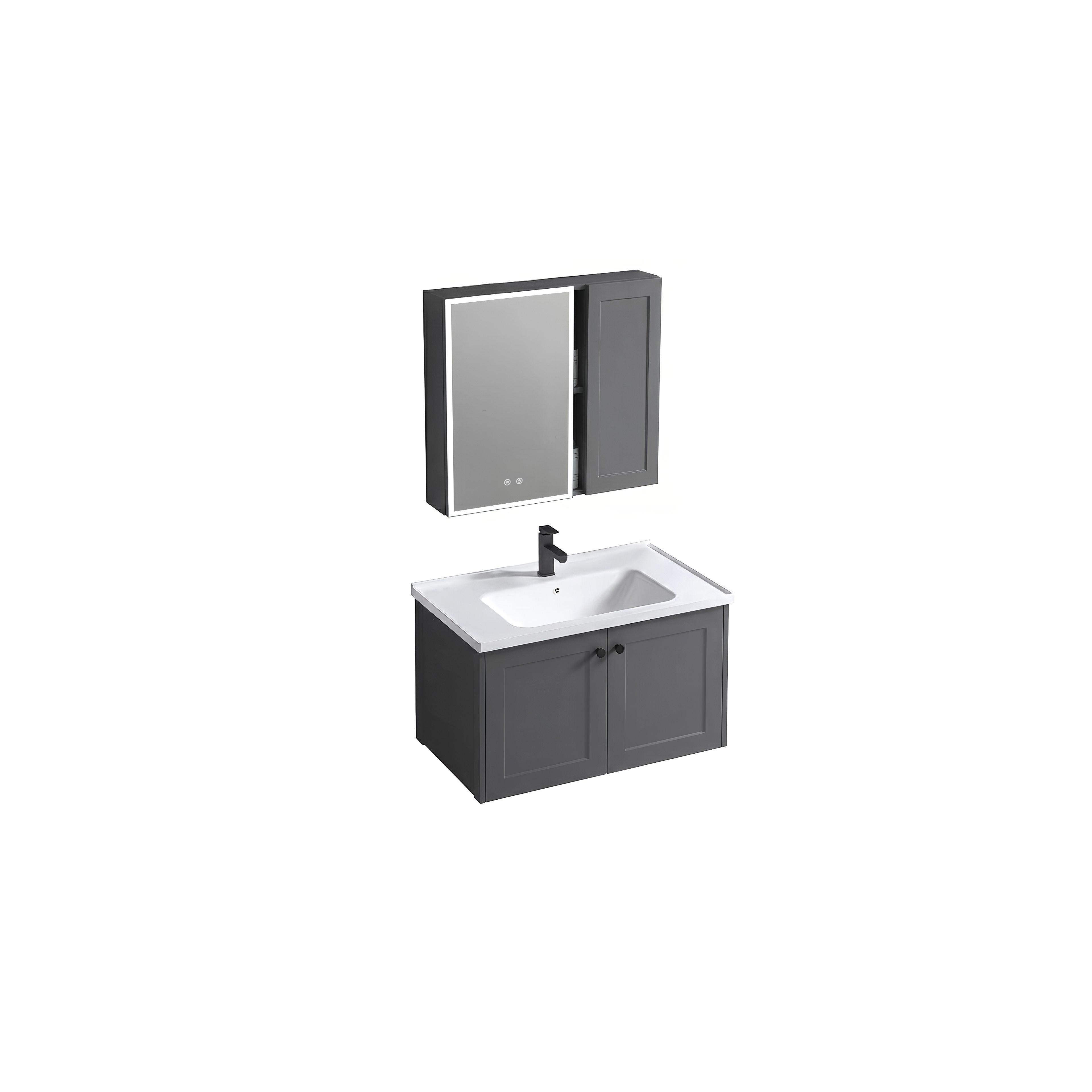 Set kupaonskog namještaja s umivaonikom Monti 60cm Grey