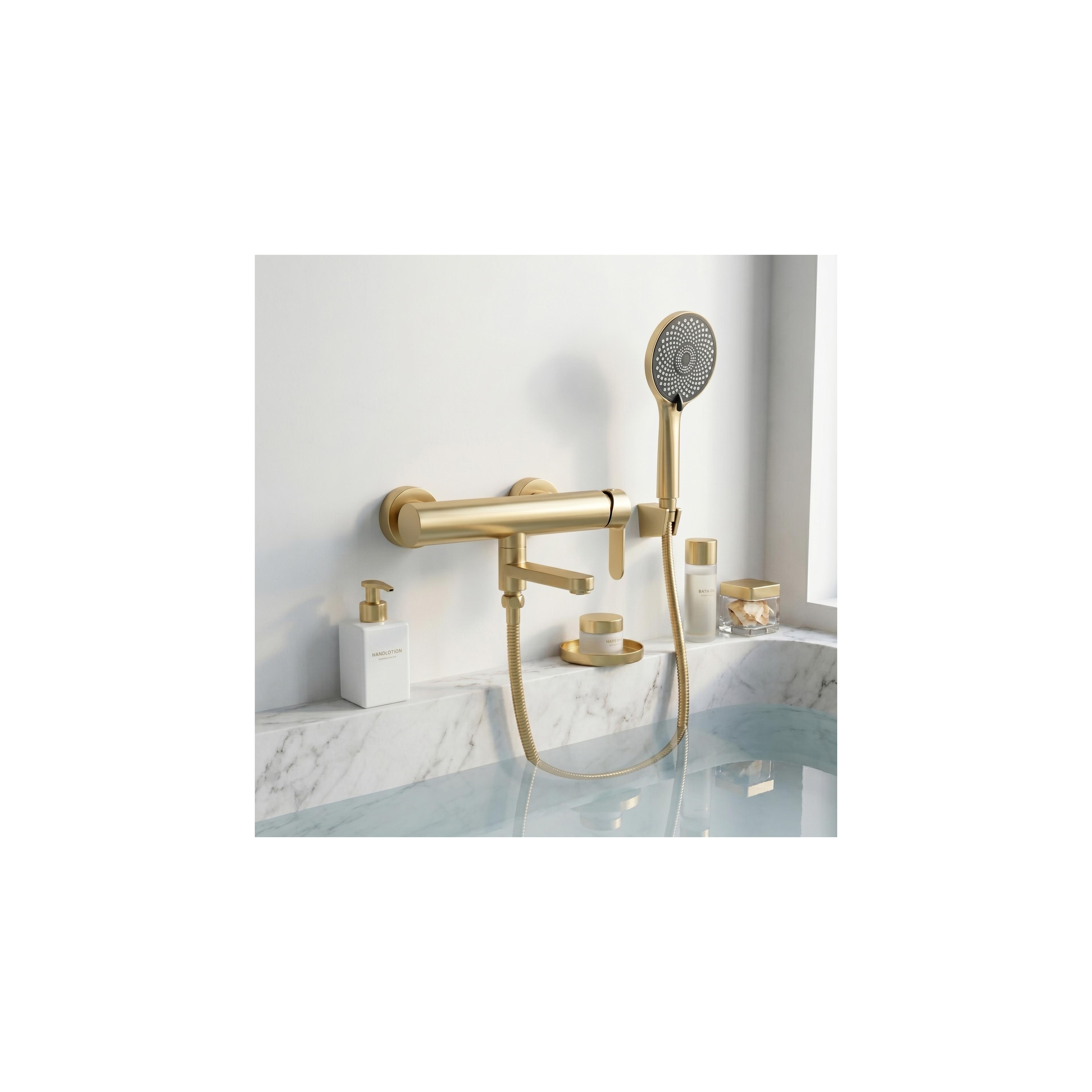 Baterie pentru cadă Rea Arcos Brushed Gold
