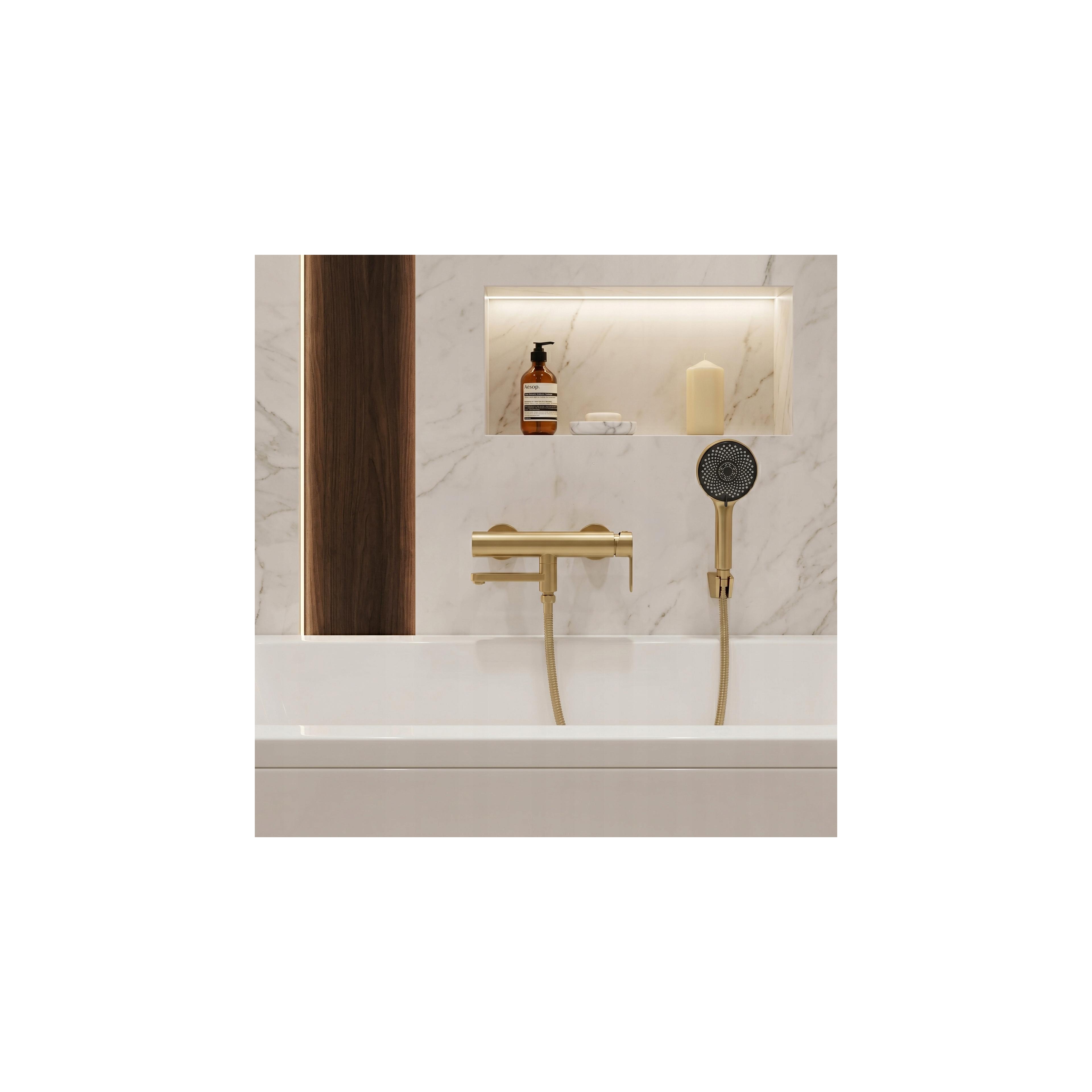 Shower hose Rea Brush Gold 150 cm