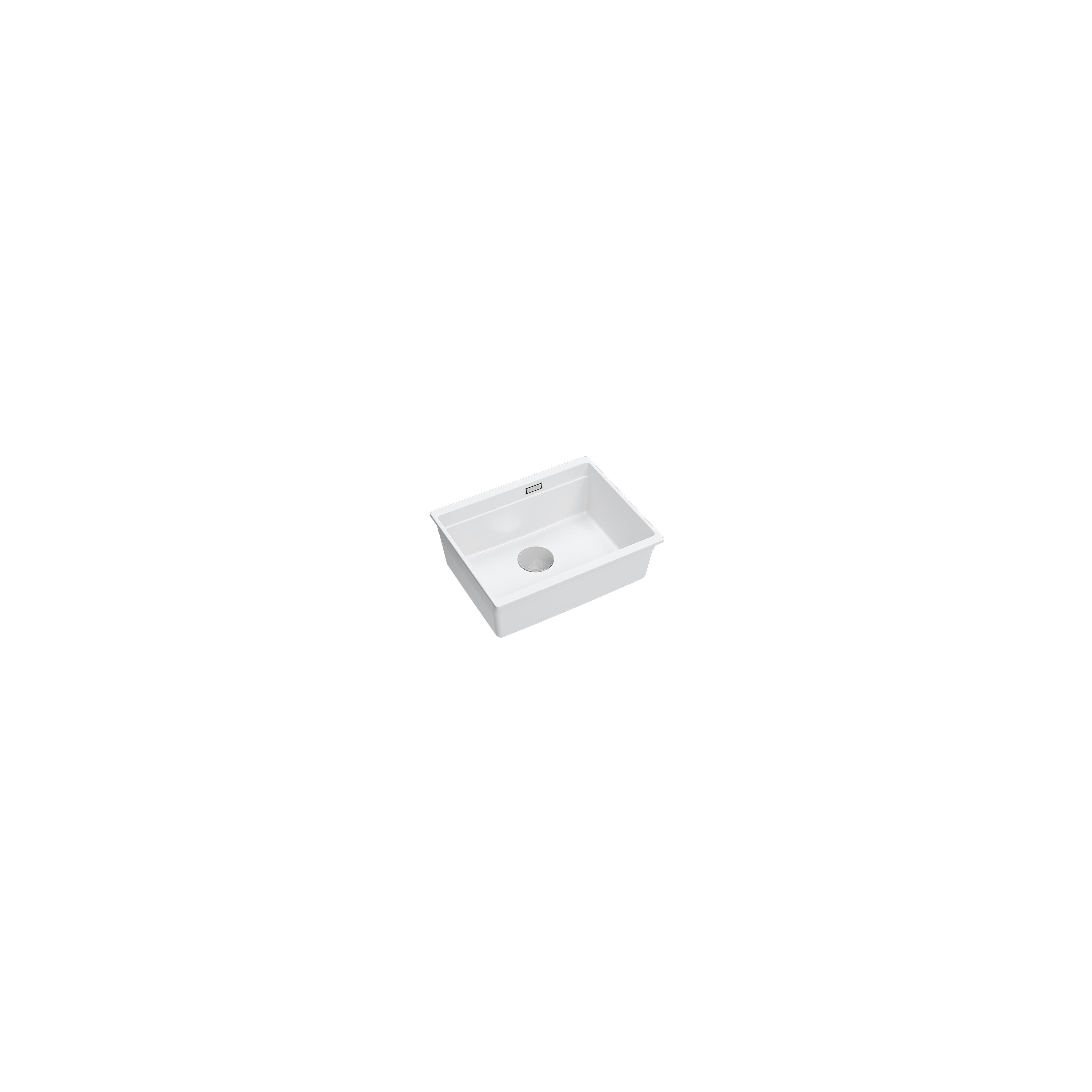 granitni umivalnik Logan 100 White