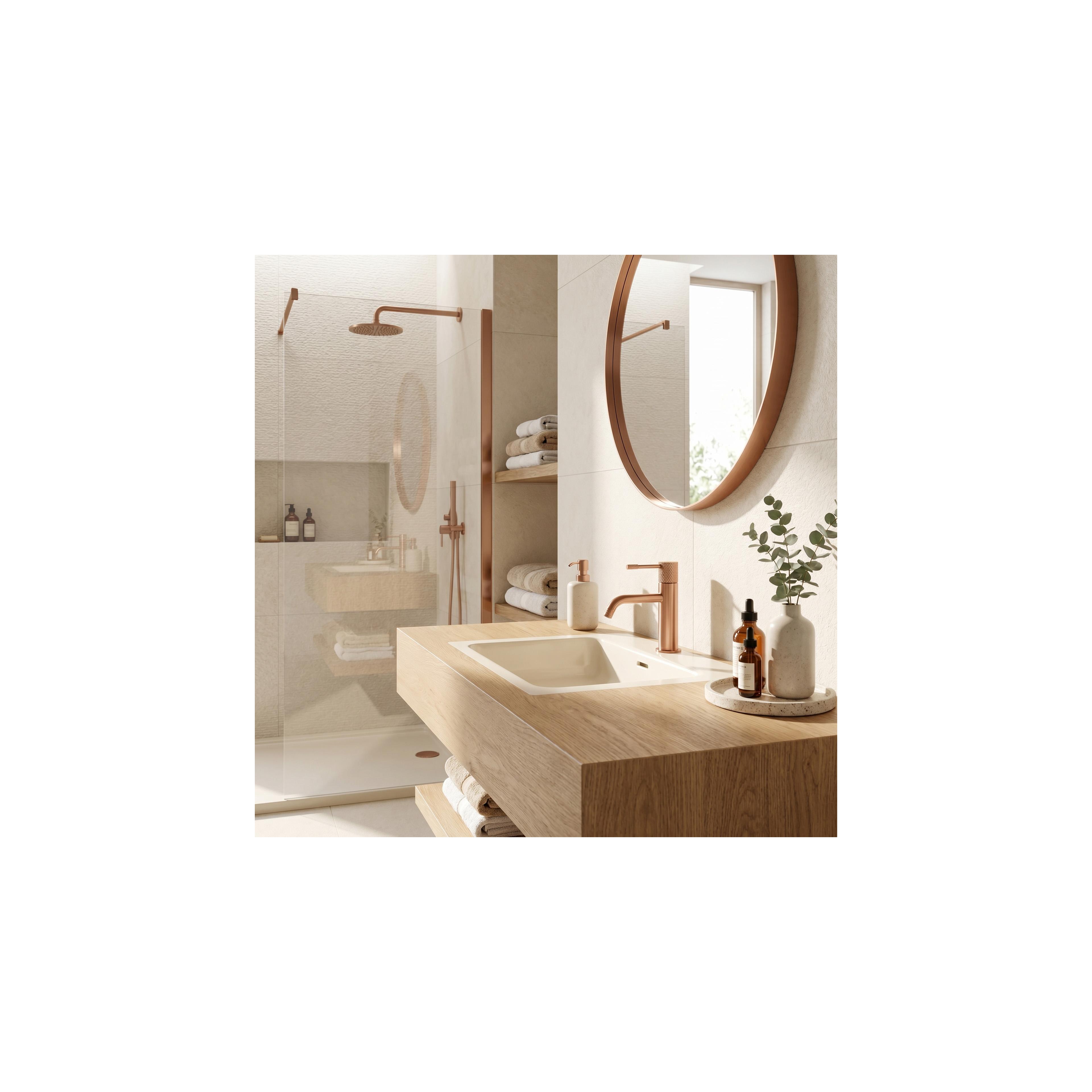 Bathroom faucet Rea Venti Brush Copper Low