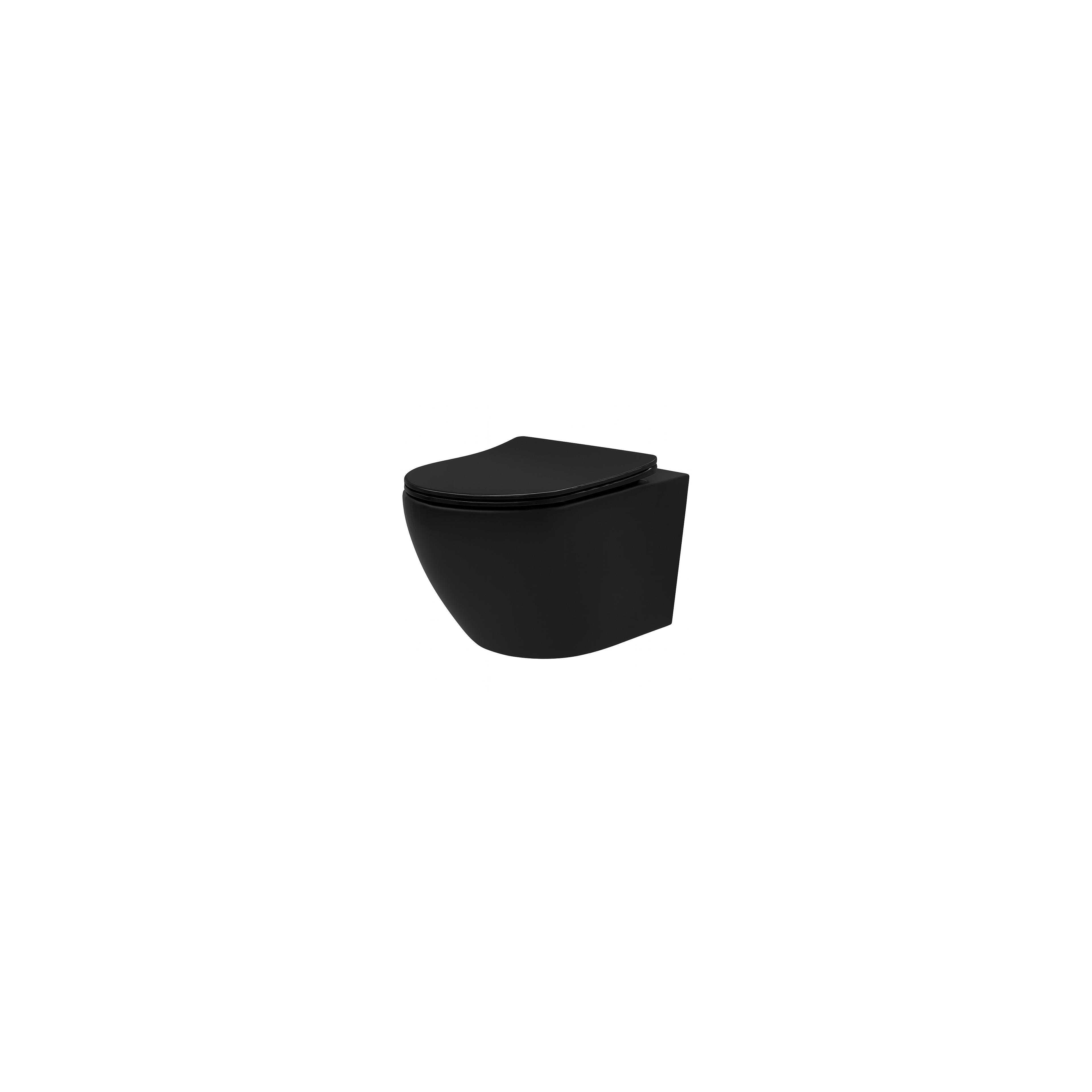 тоалетна чиния Rea Carlo Mini Tornado NF BLACK MATT