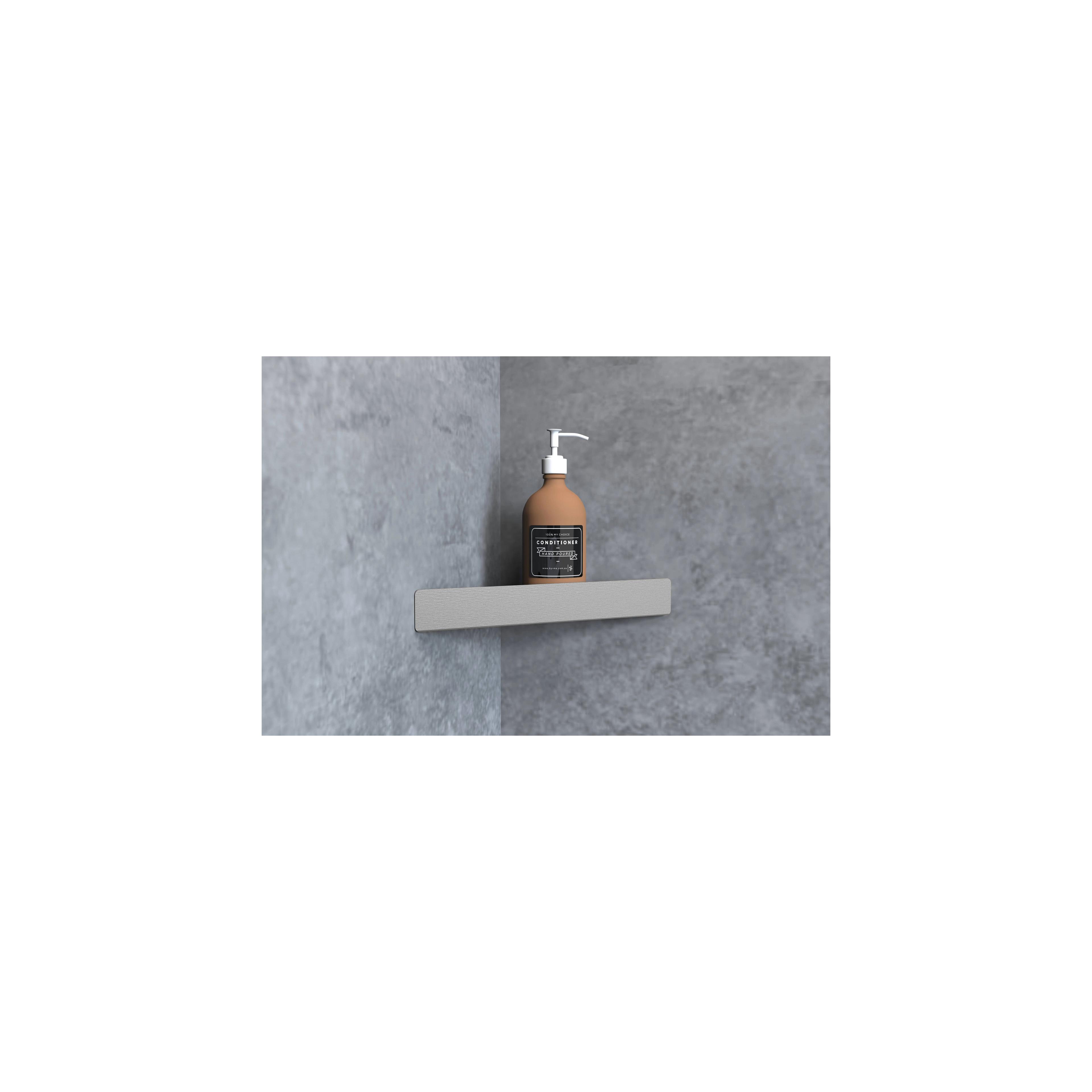 Bathroom shelf SF07 steel brush