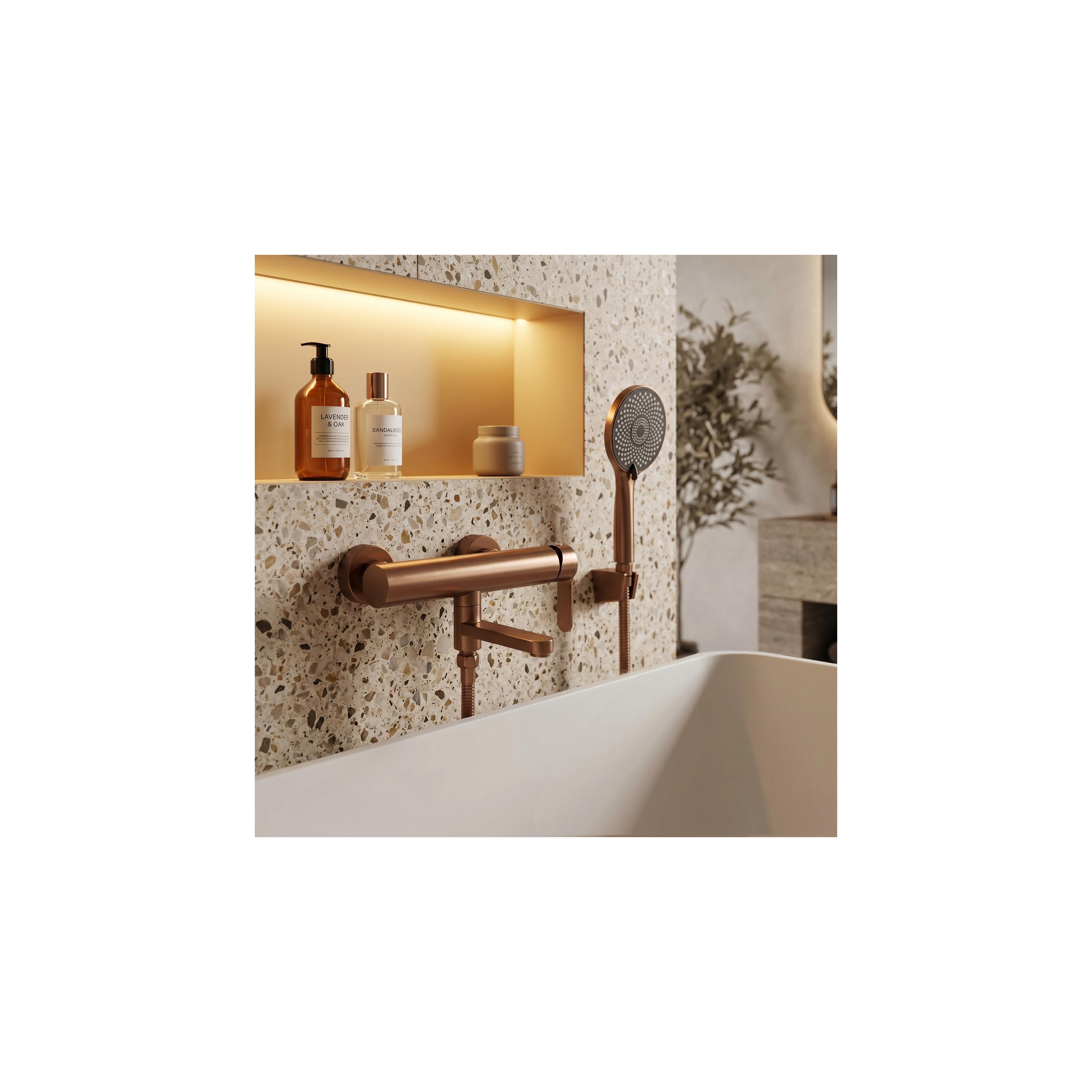 Baterie pentru cadă Rea Arcos Brushed Copper