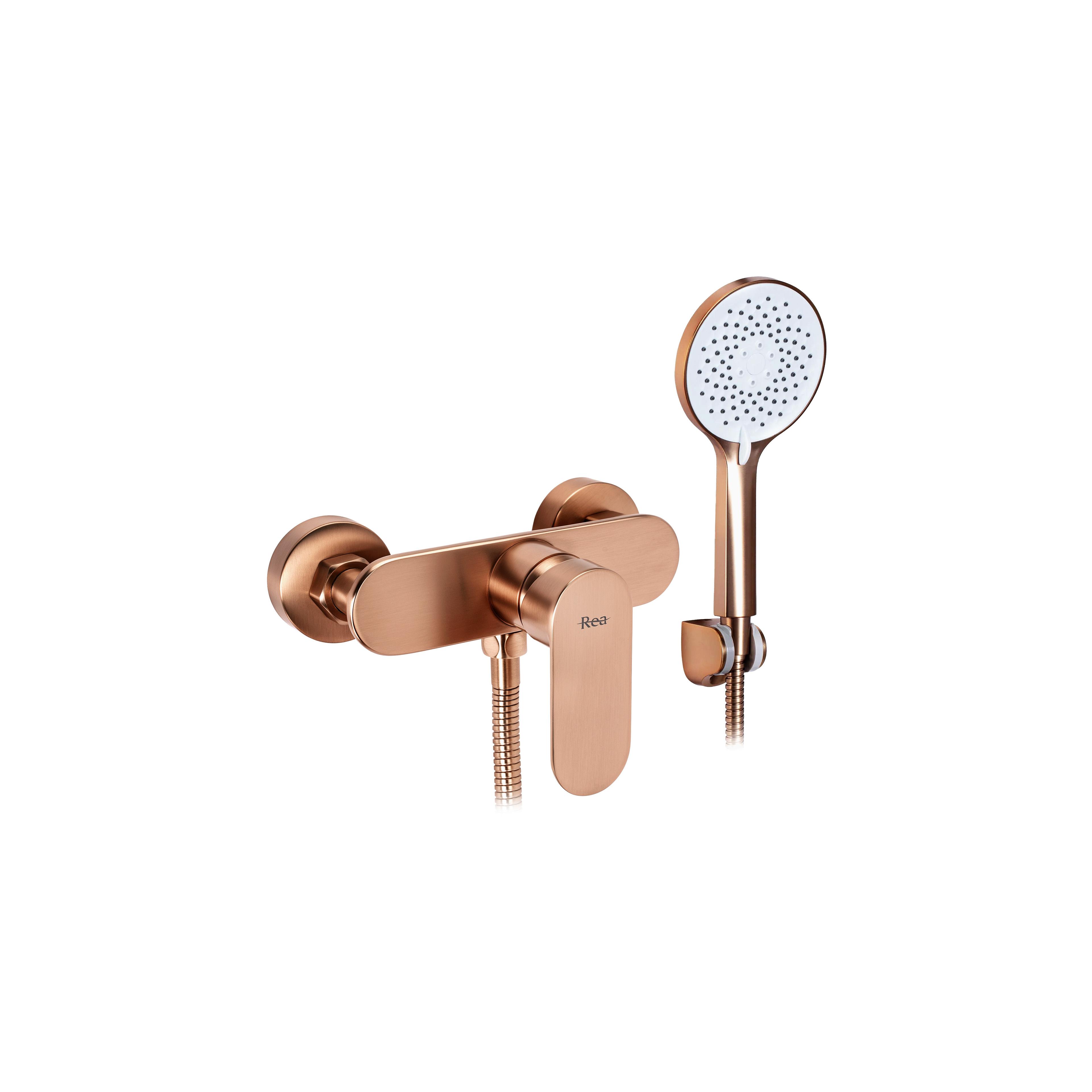 Shower faucet REA DROP Brush Copper